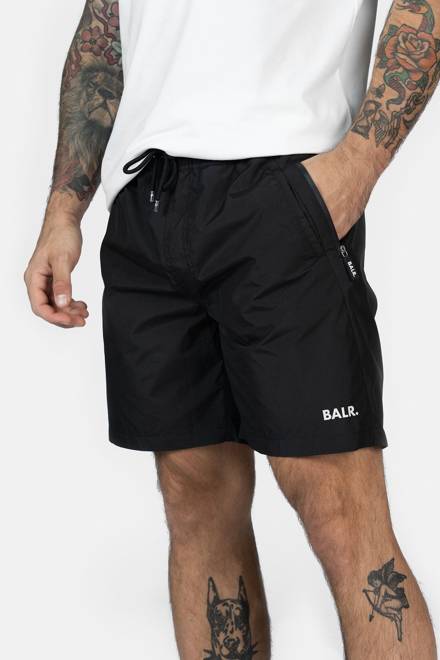 BALR. CLASSIC SWIM SHORTS JET BLACK 1
