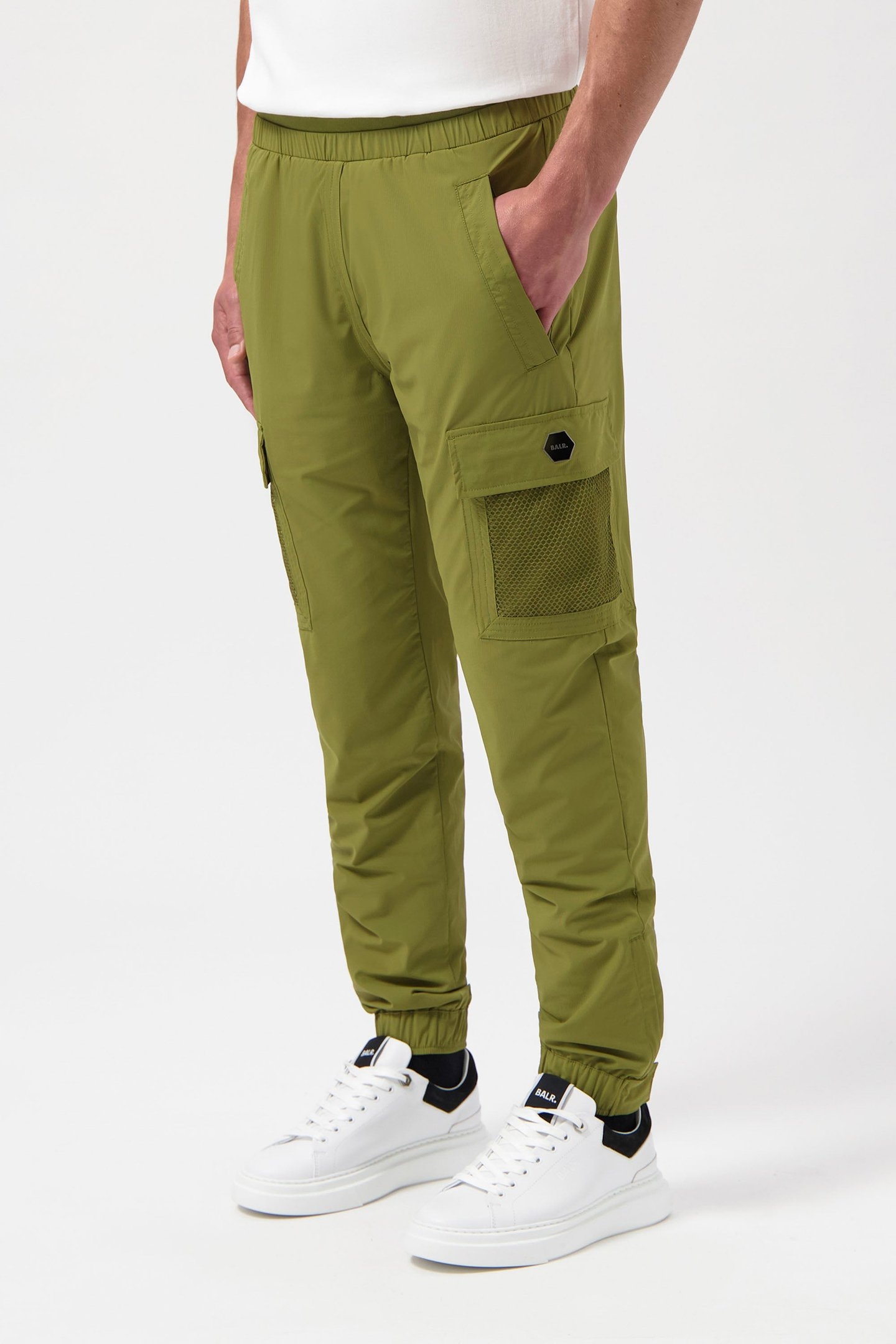 HEXLINE REGULAR FIT TRACK PANTS SPHAGNUM 5
