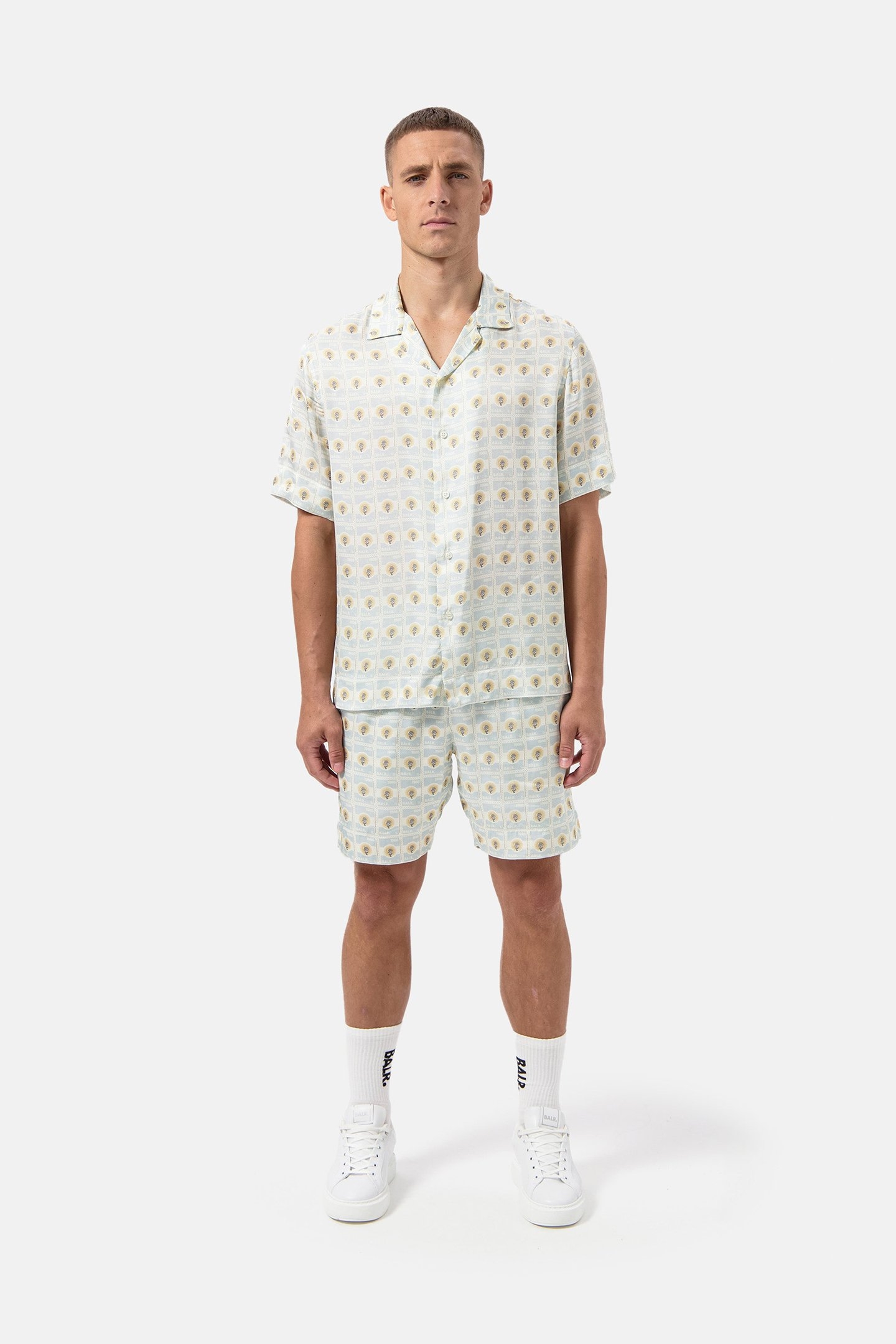 GOTL STAMP BOX SHIRT BRIGHT WHITE 2