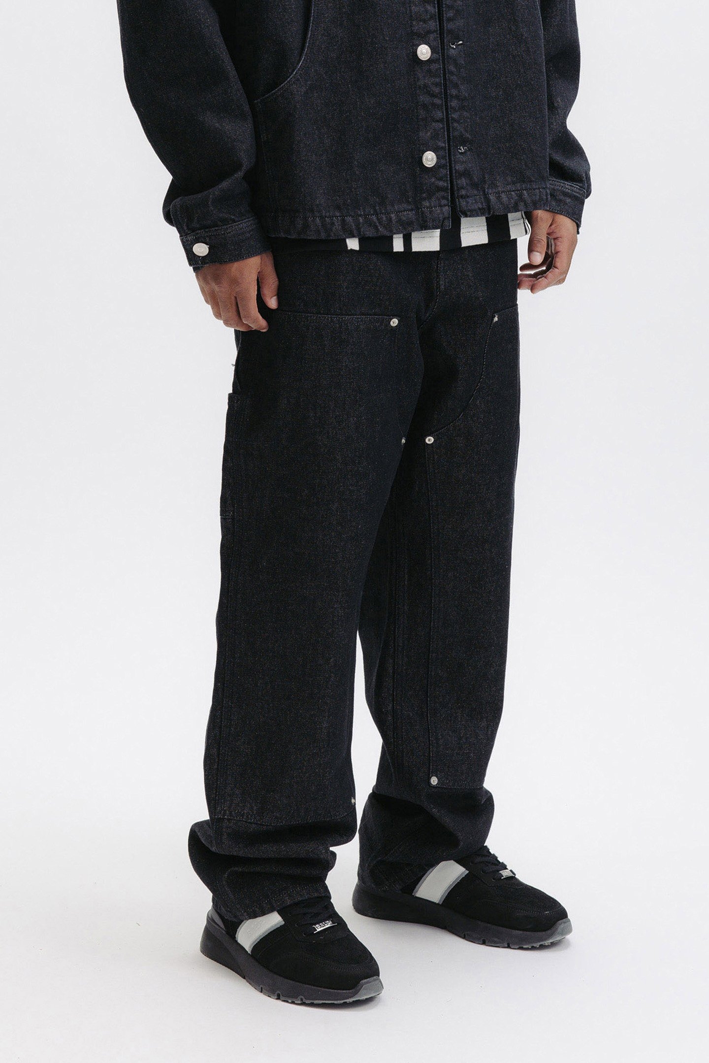 ED DENIM PANTS JET BLACK 5