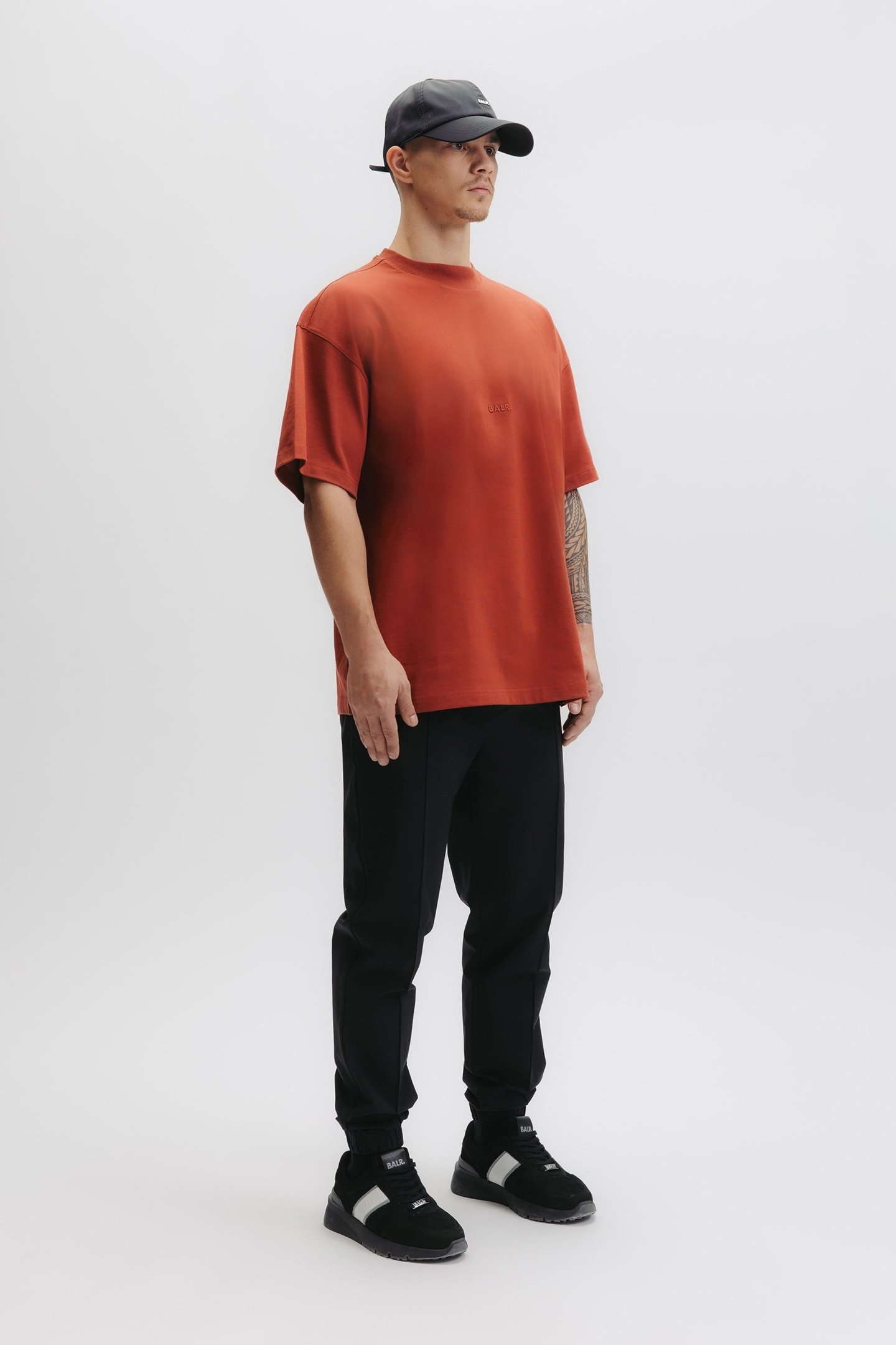 LOGO BOX T-SHIRT BURNT RED 5