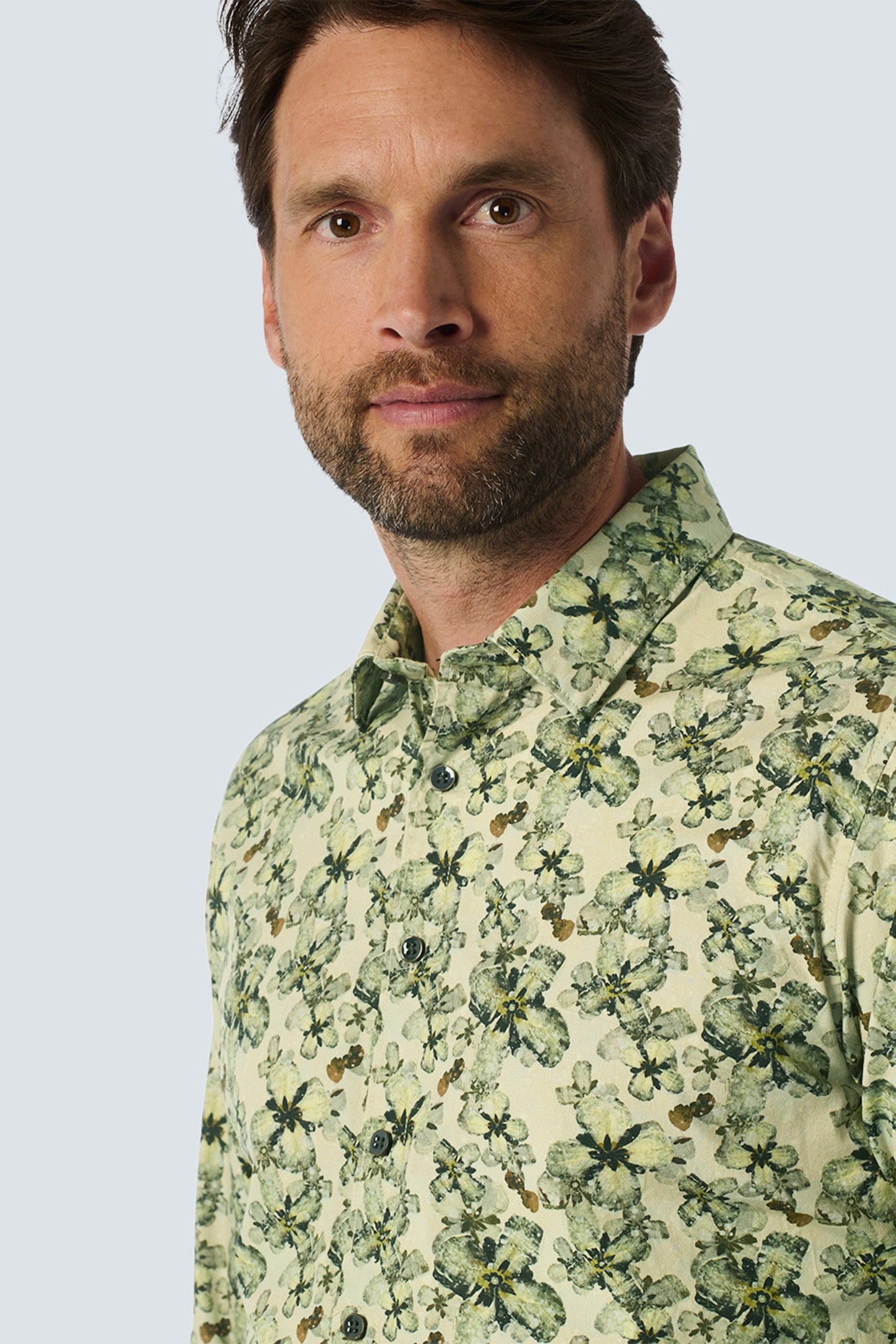 SHIRT STRETCH ALLOVER PRINTED CEMENT 6