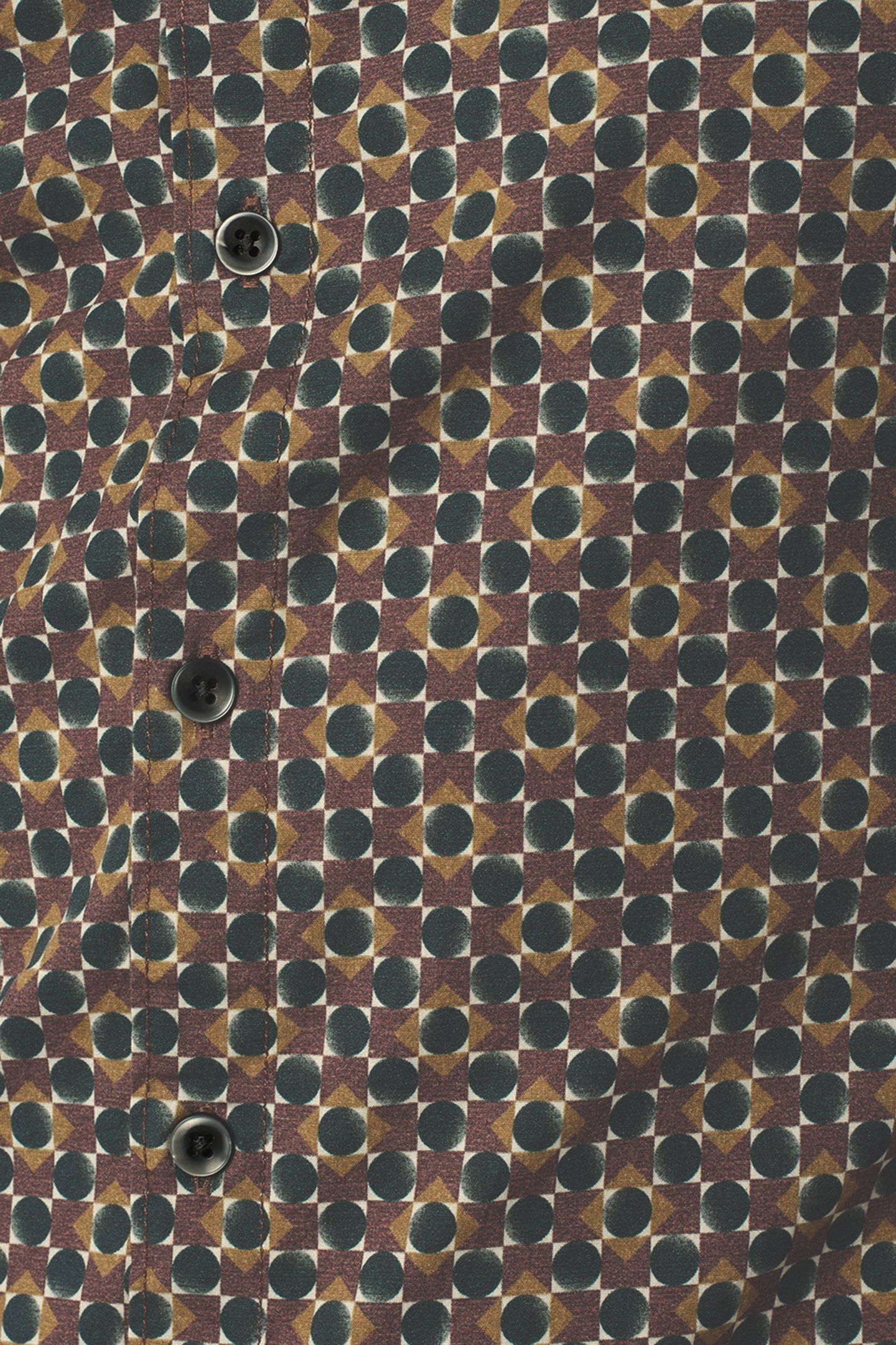 SHIRT STRETCH ALLOVER PRINTED AUBERGINE 7