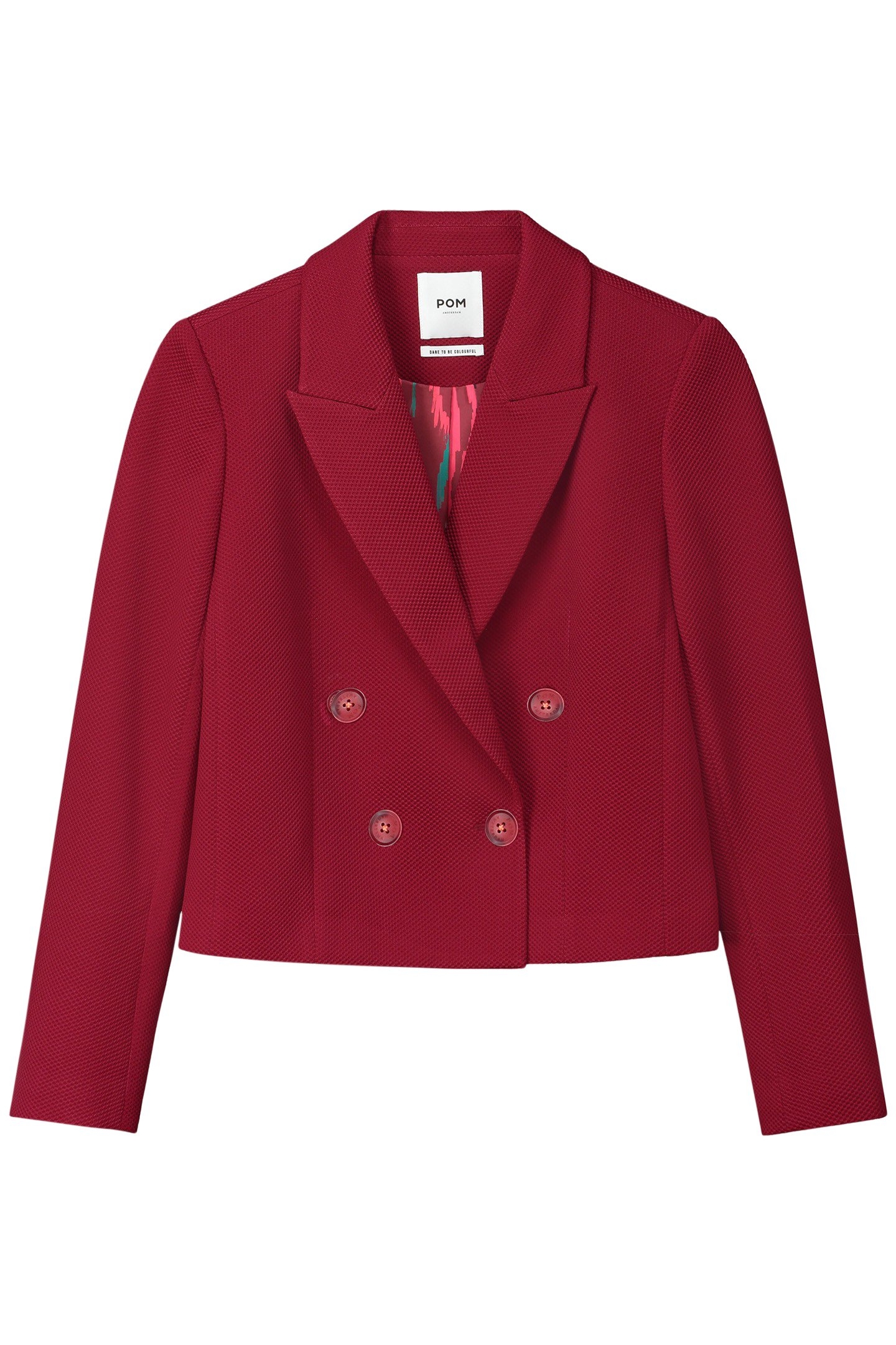 BLAZER - BURGUNDY RED SHORT 3