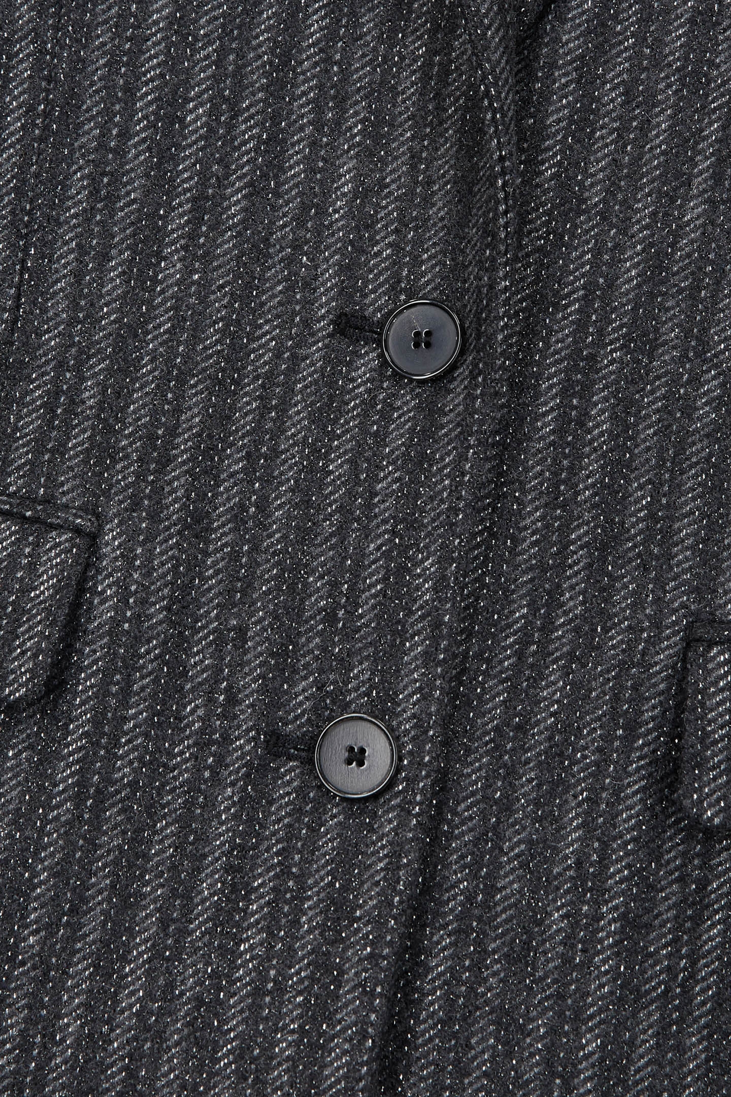 SINGLE CROSSED JACKET BLACK 6