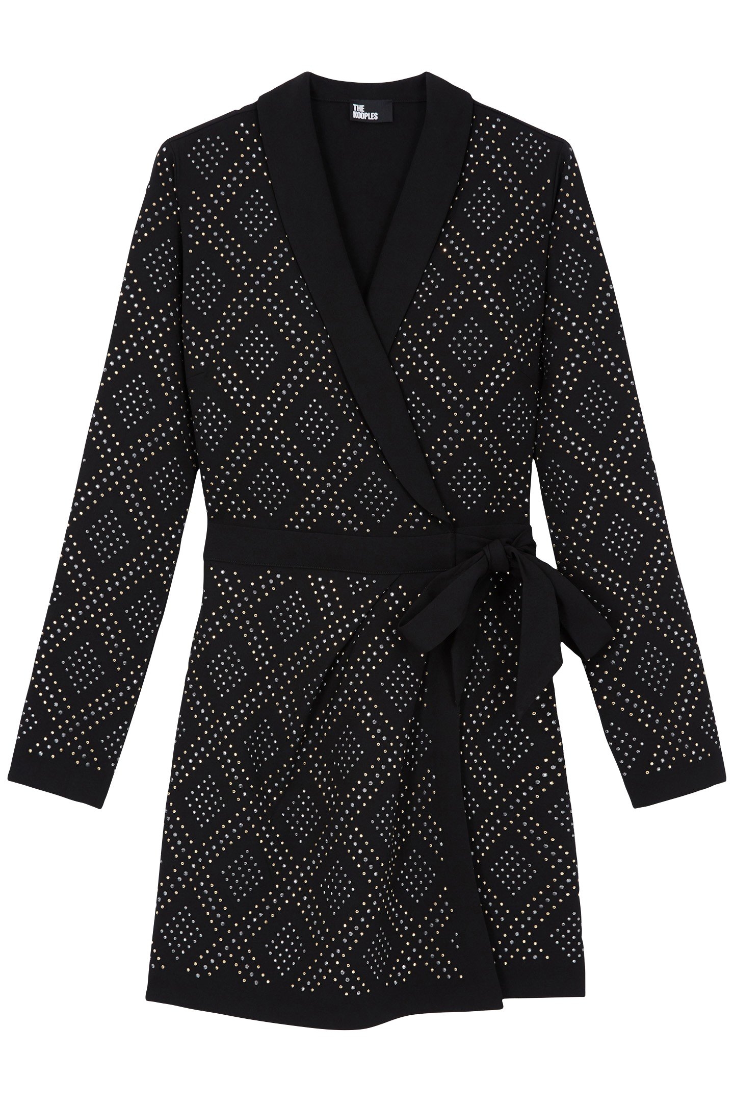 SHORT DRESS WITH LONG SLEEVES BLACK 1