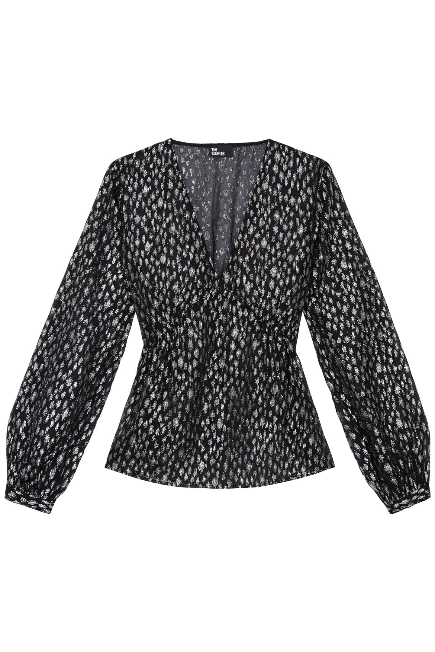 LEOPARD LUREX TOP ANTIC SILVER 1