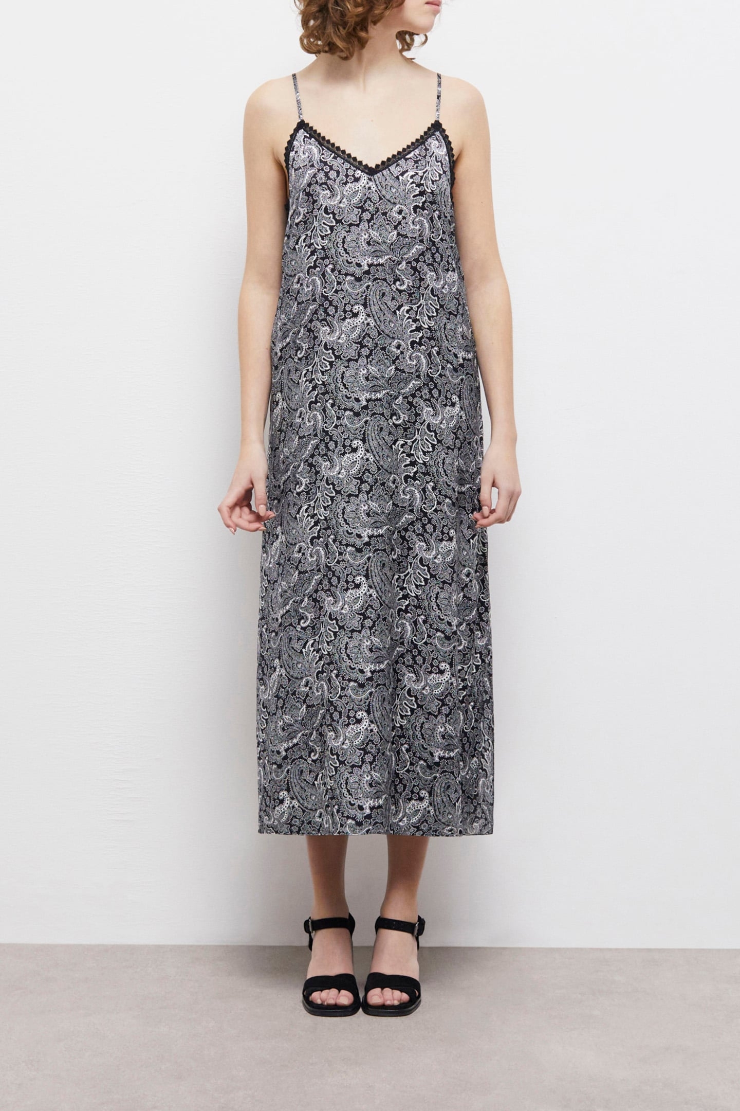 LONG DRESS BLACK WHITE 4