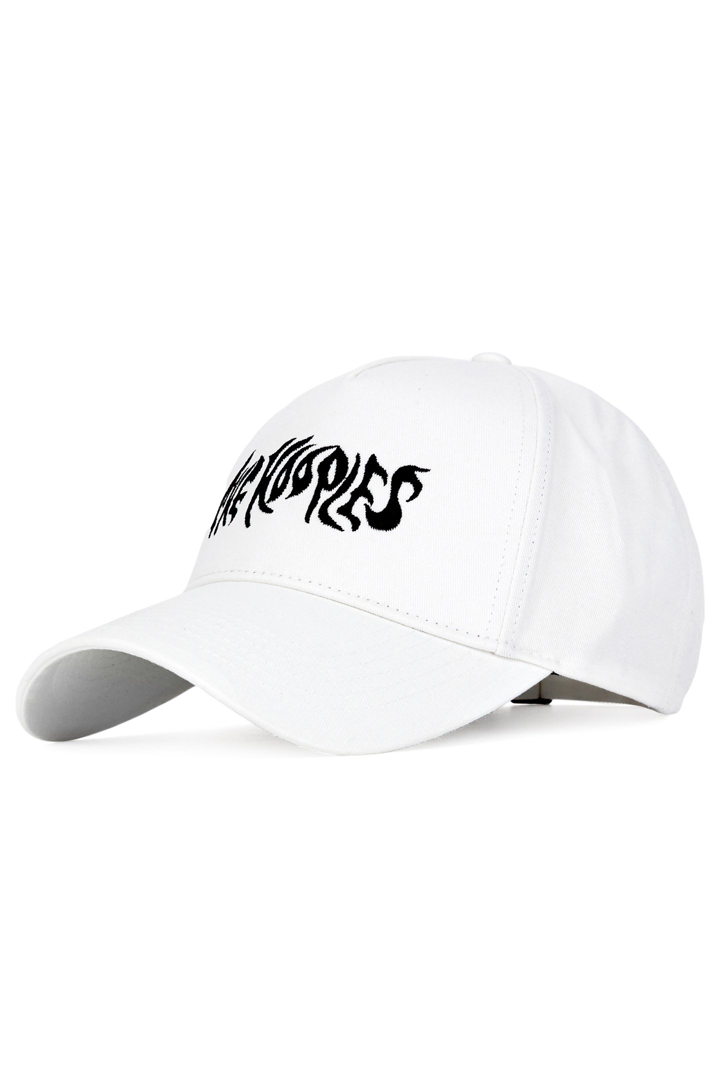 COTTON CAP WITH EMBROIDERED LOGO WHITE 1