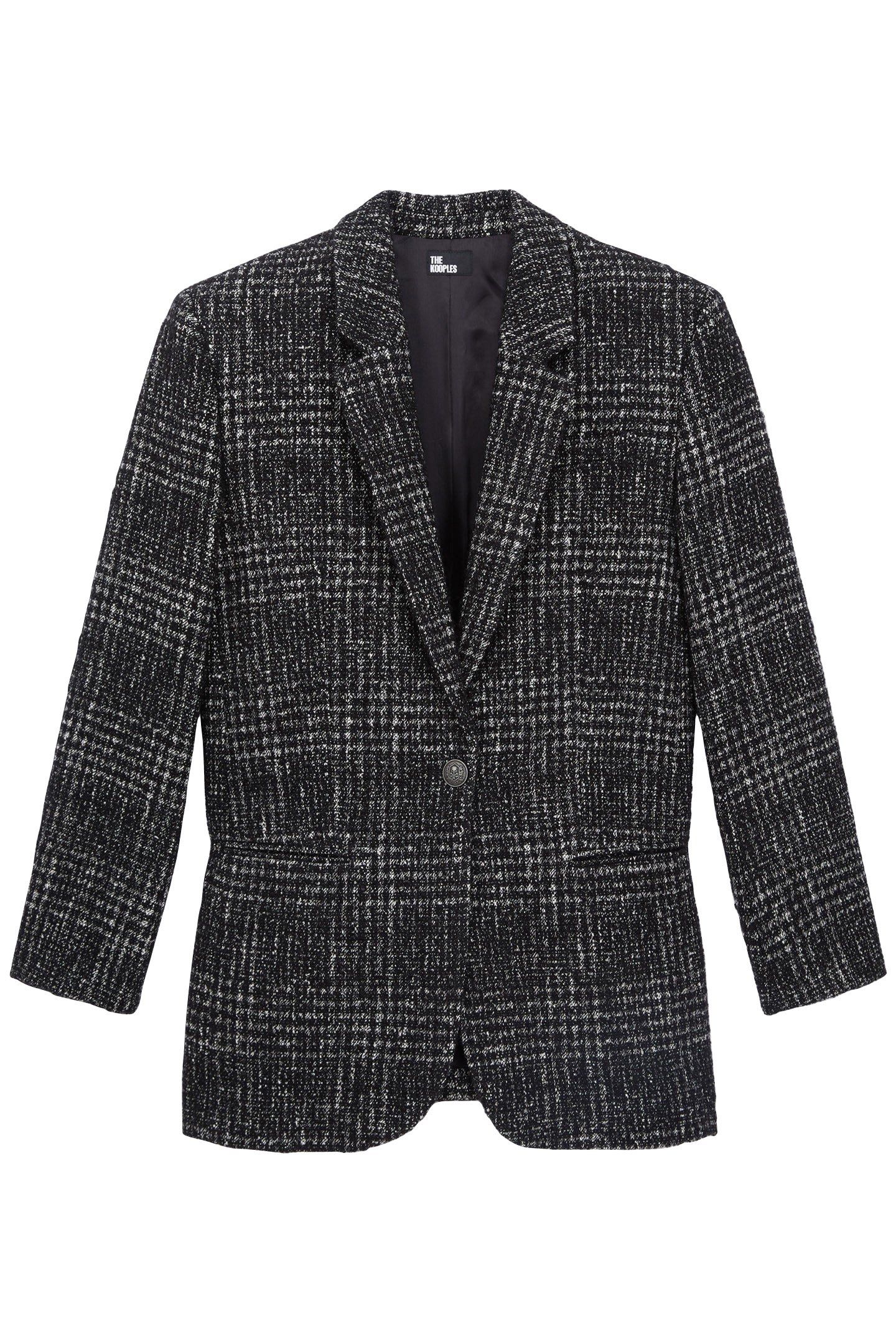 SUIT JACKET ONLY BLACK WHITE 4