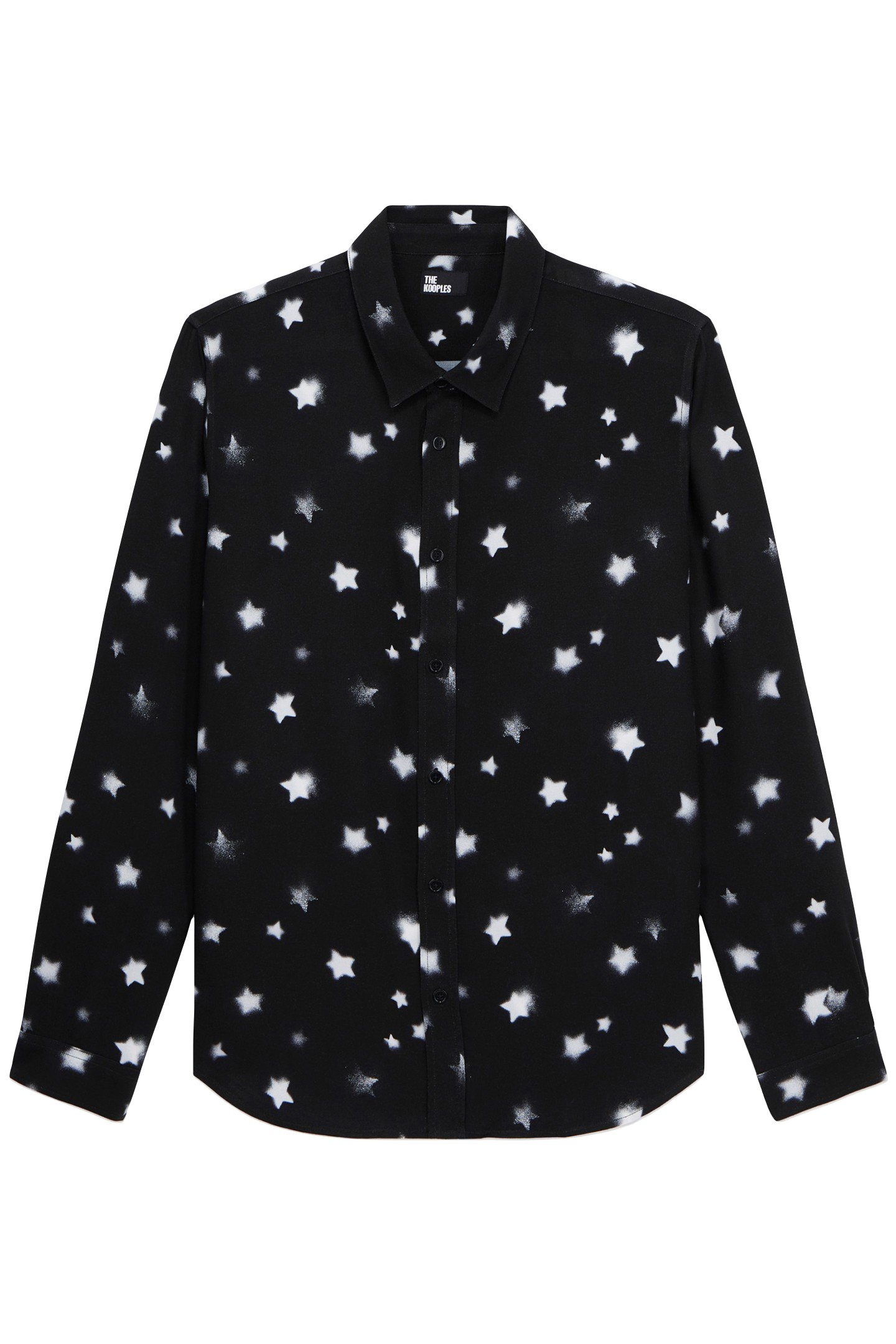LONG SLEEVE SHIRT WITH CLASSIC COLLAR BLACK 3