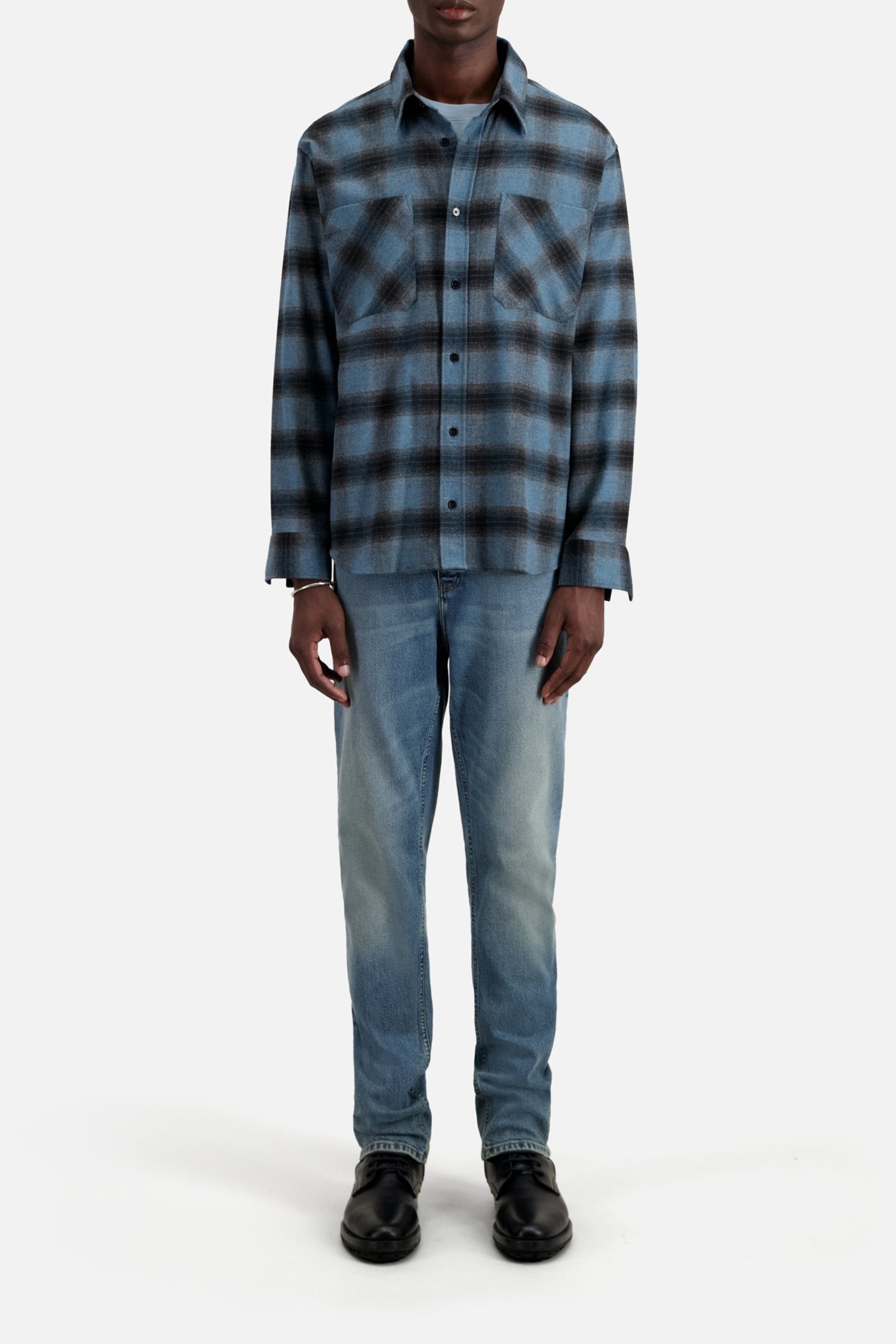 LONG SLEEVE SHIRT ELECTRIC BLUE/BLACK 2