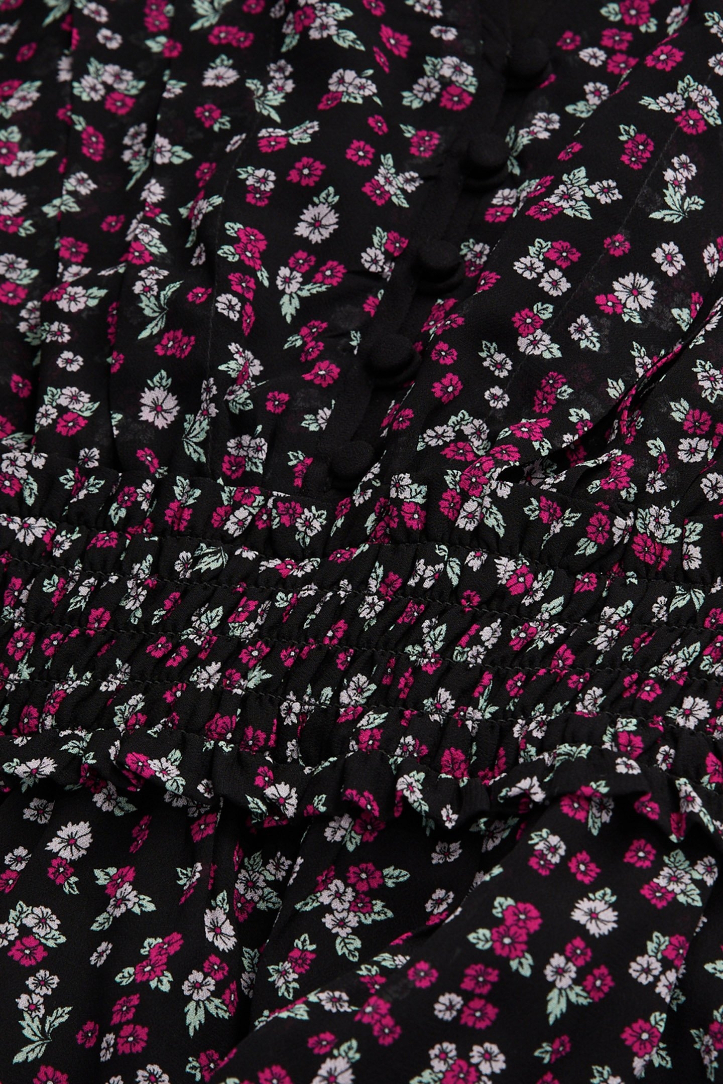 3/4 SLEEVE TOP BLACK/PINK 7