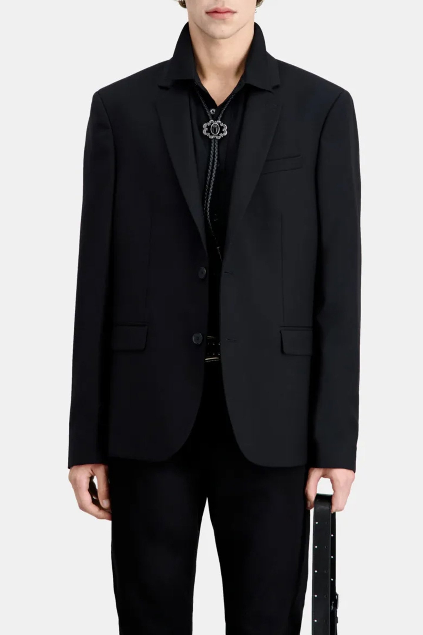 CLASSIC SINGLE-BREASTED SUIT JACKET BLACK 1