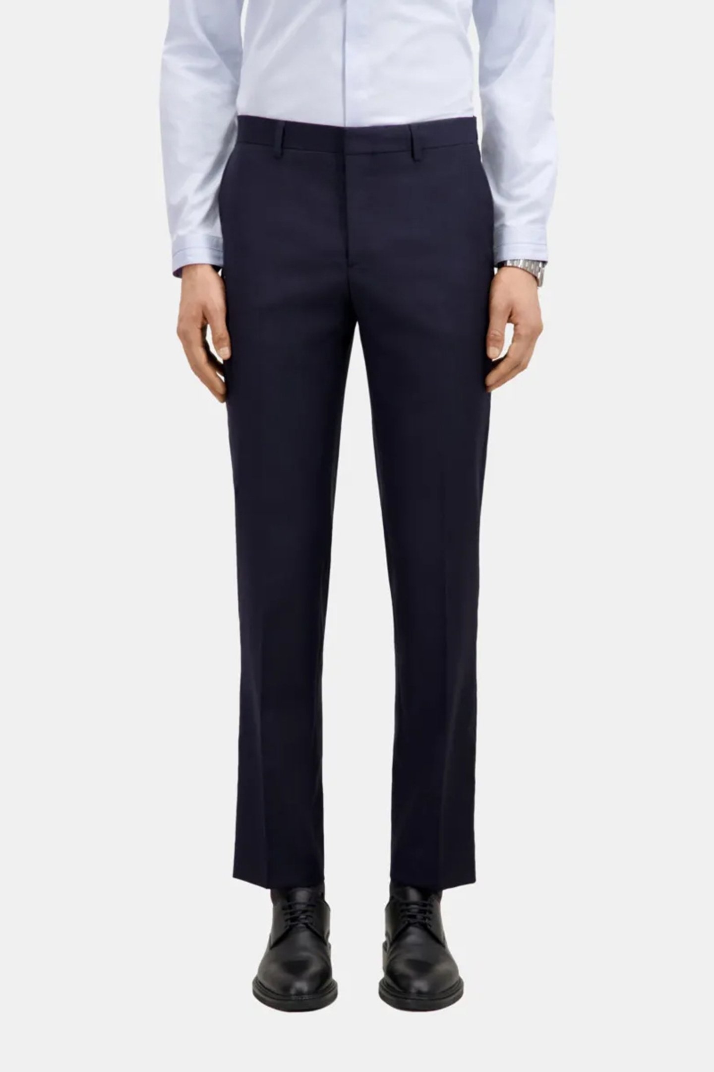 STRAIGHT SUIT TROUSERS NAVY 1