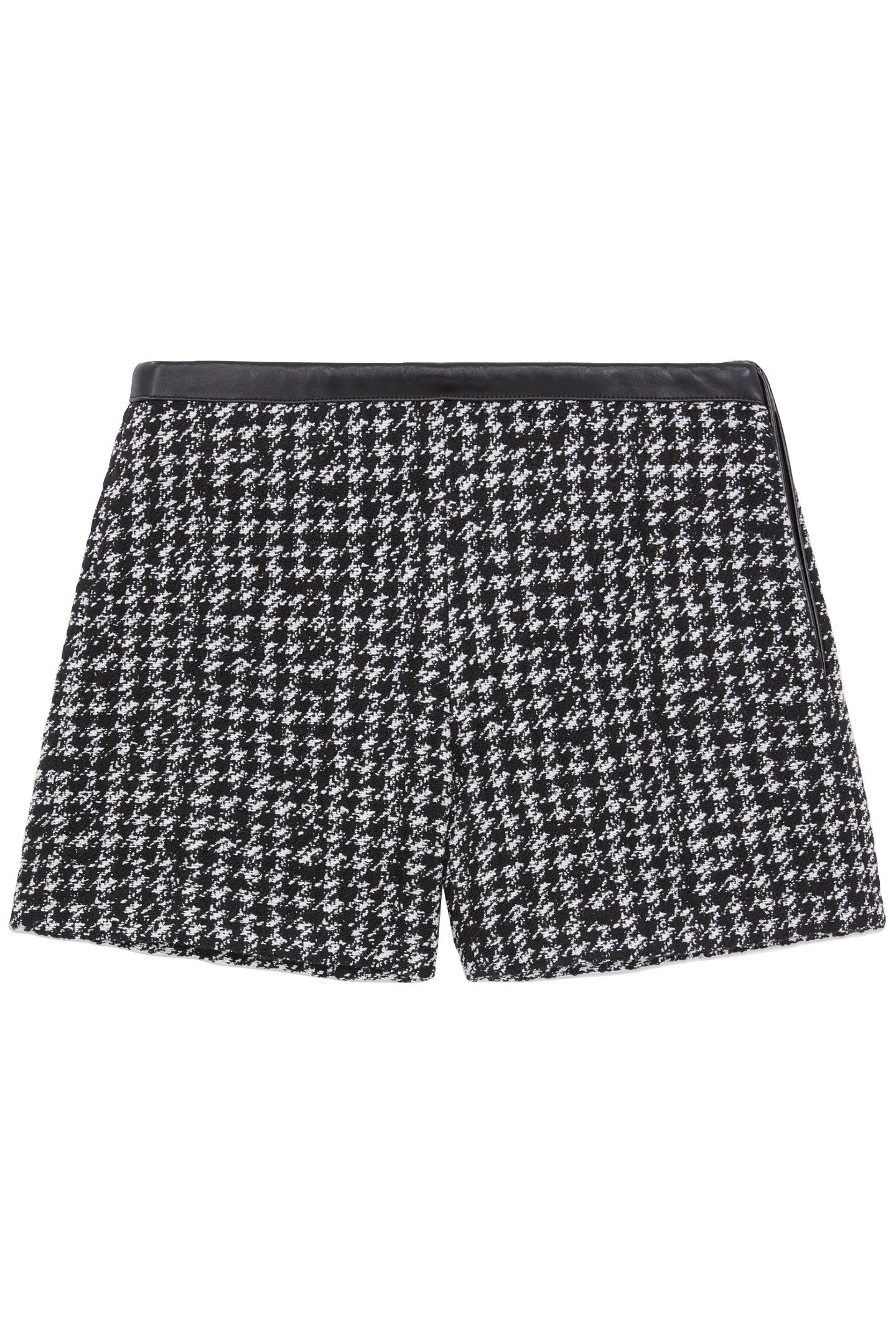TWO-POCKET FRONT SHORTS BLACK WHITE 3