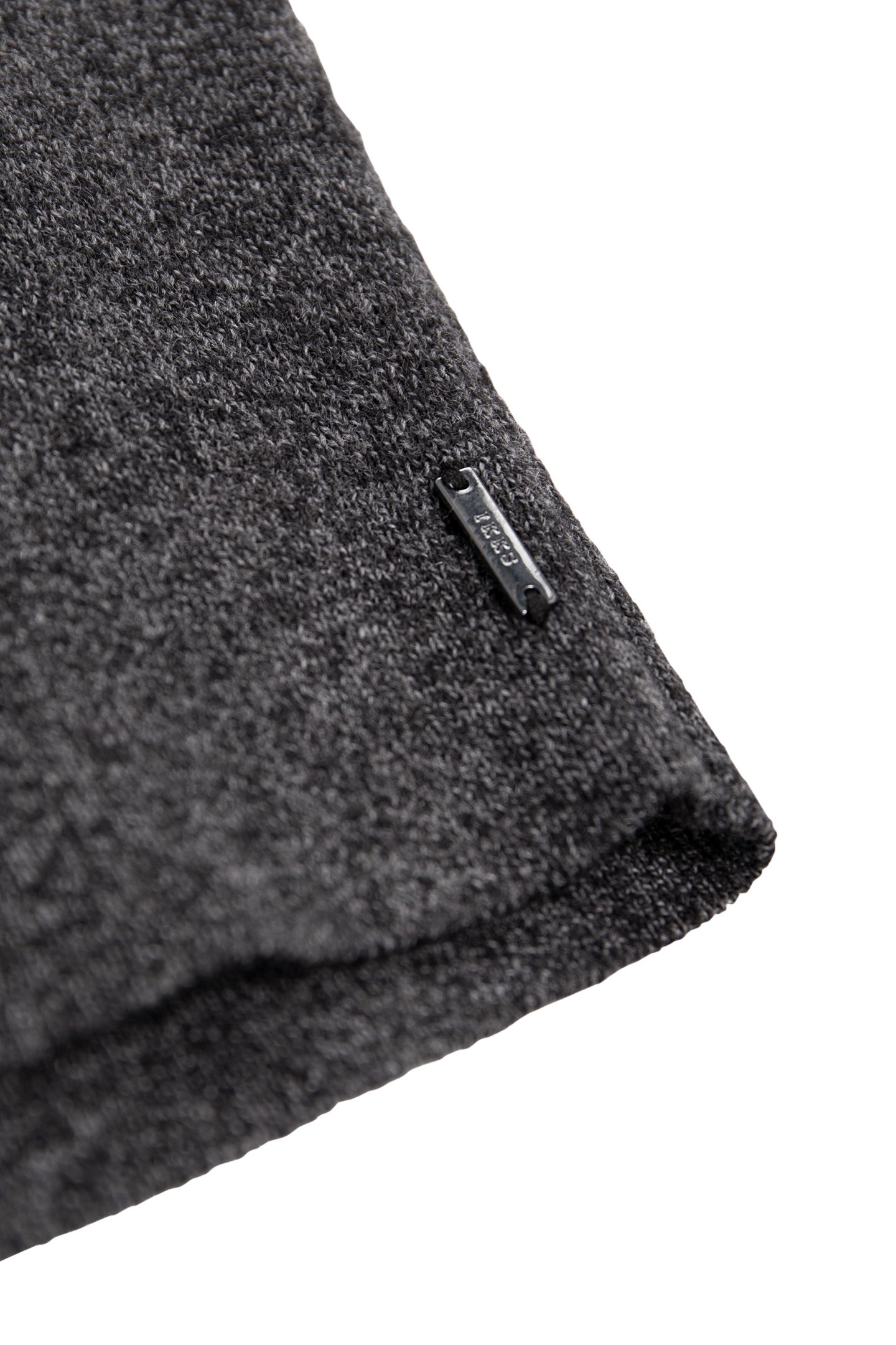 DRY FAST HOODED GRAPHITE KNIT SWEATER 6