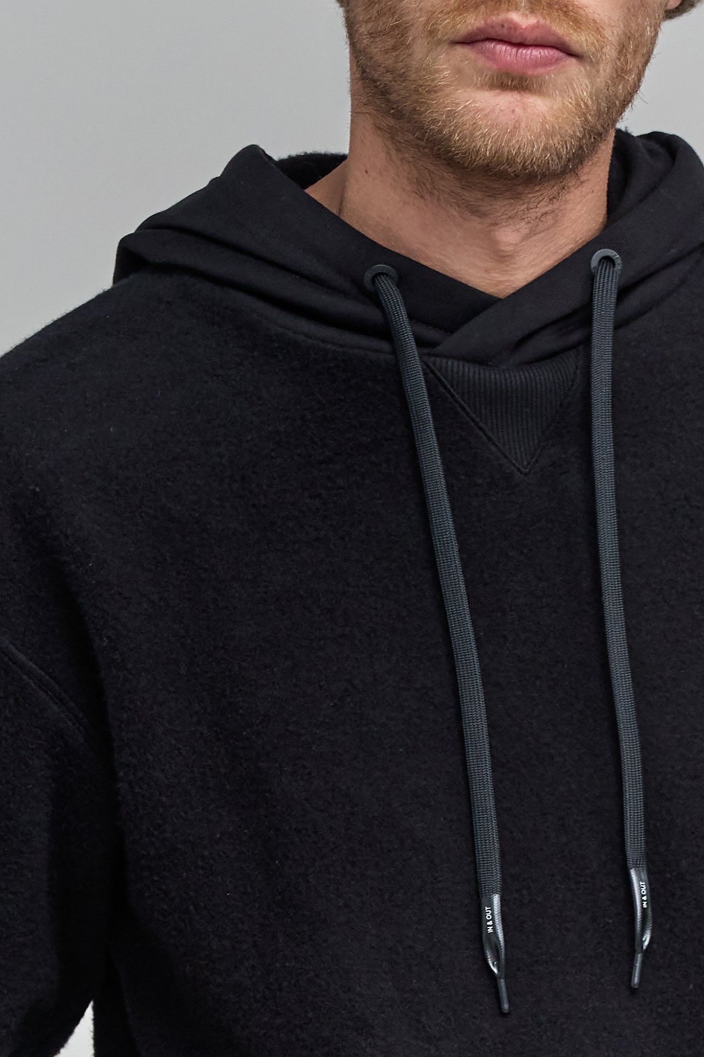 BLACK FLEECE HOODED SWEATSHIRT 5