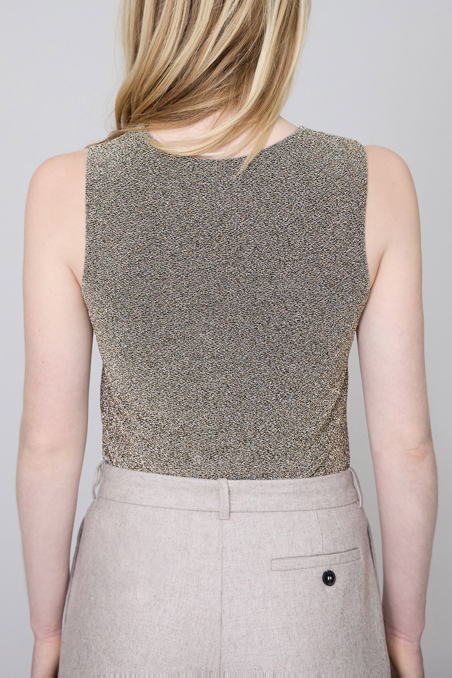 PURE EDITION-ASYMMETRICAL LUREX MESH TOP 5