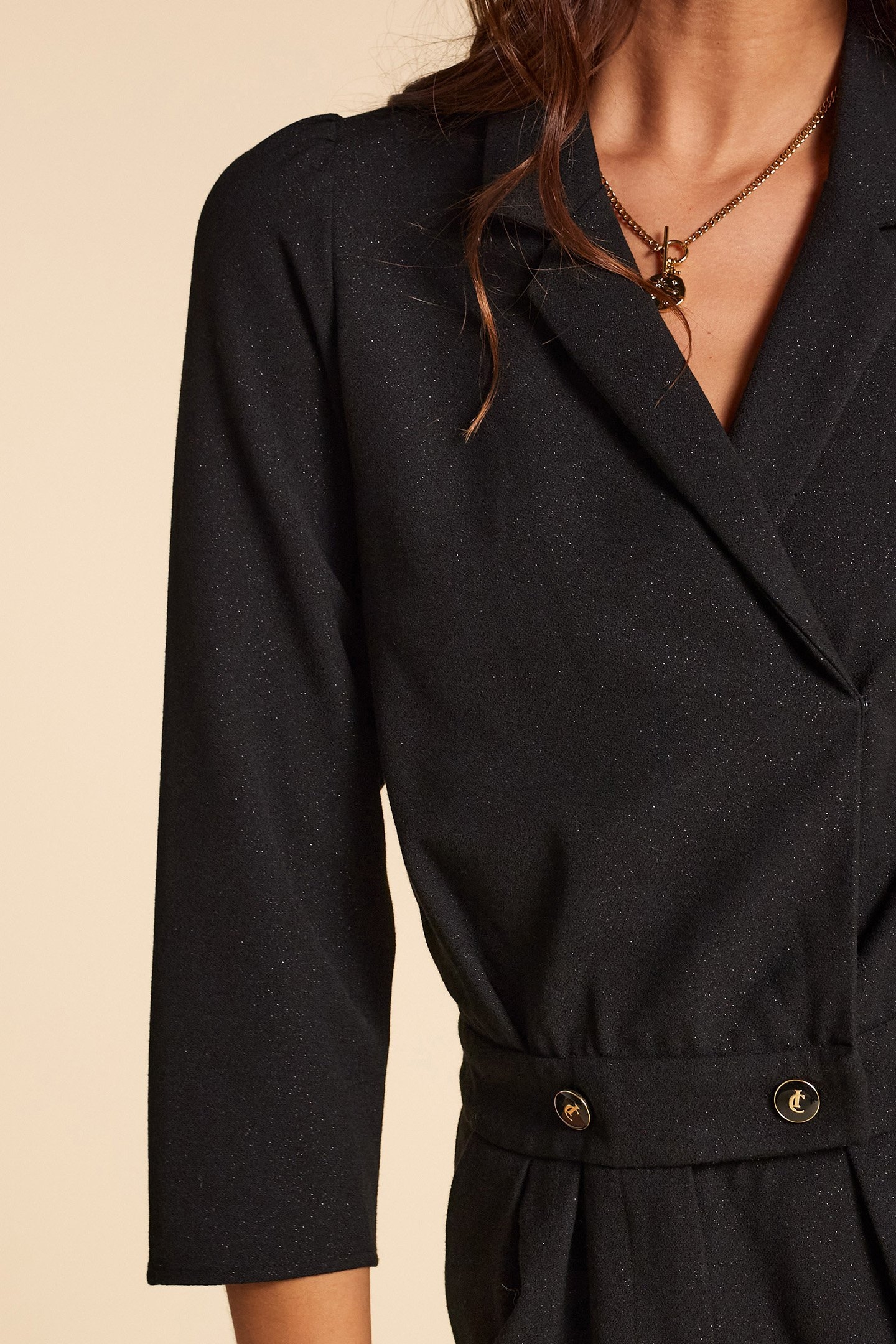 BLACK SEQUINED JUMPSUIT 5