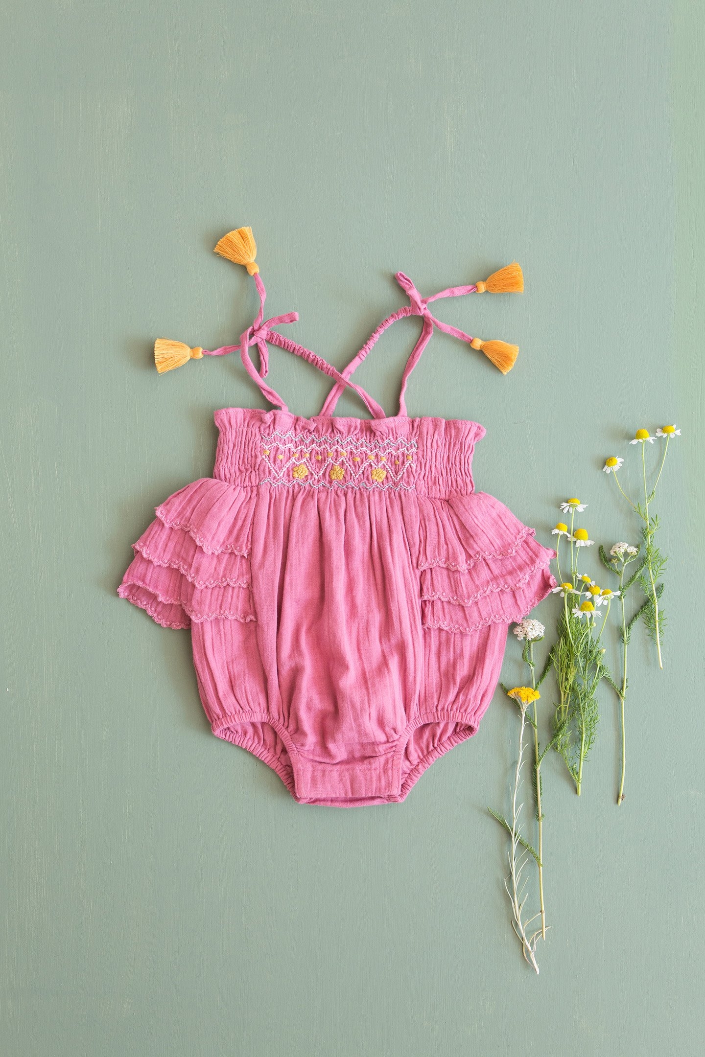 ROMPERS EMMALINE RASPBERRY 4