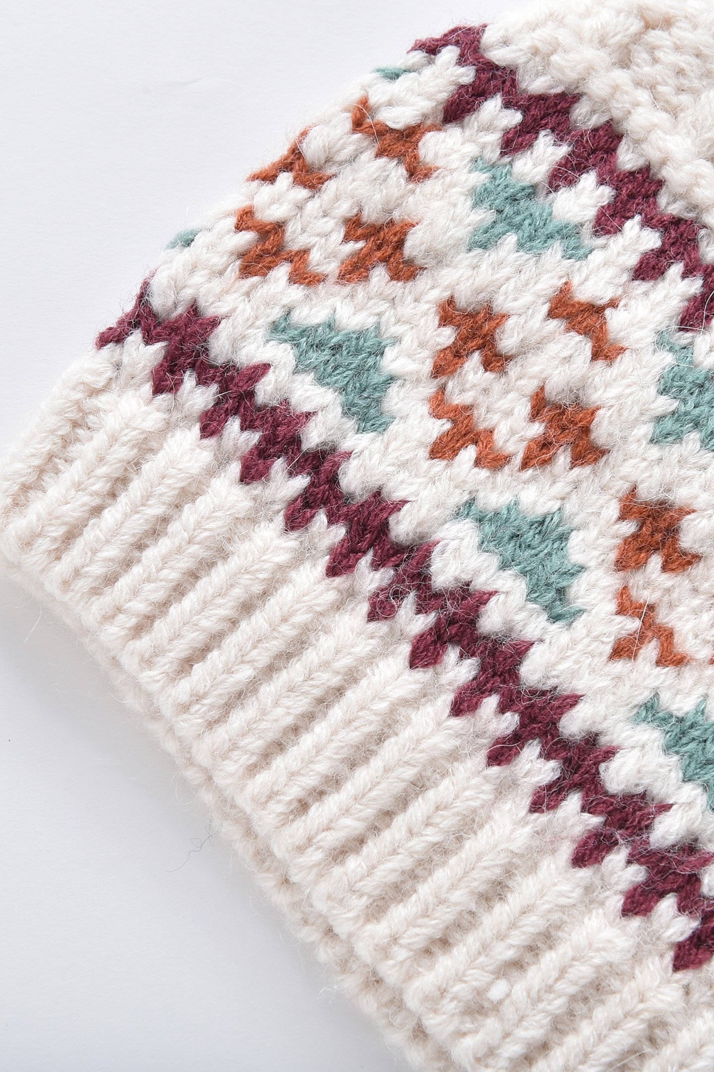 BEANIE MICHEL CREAM 6