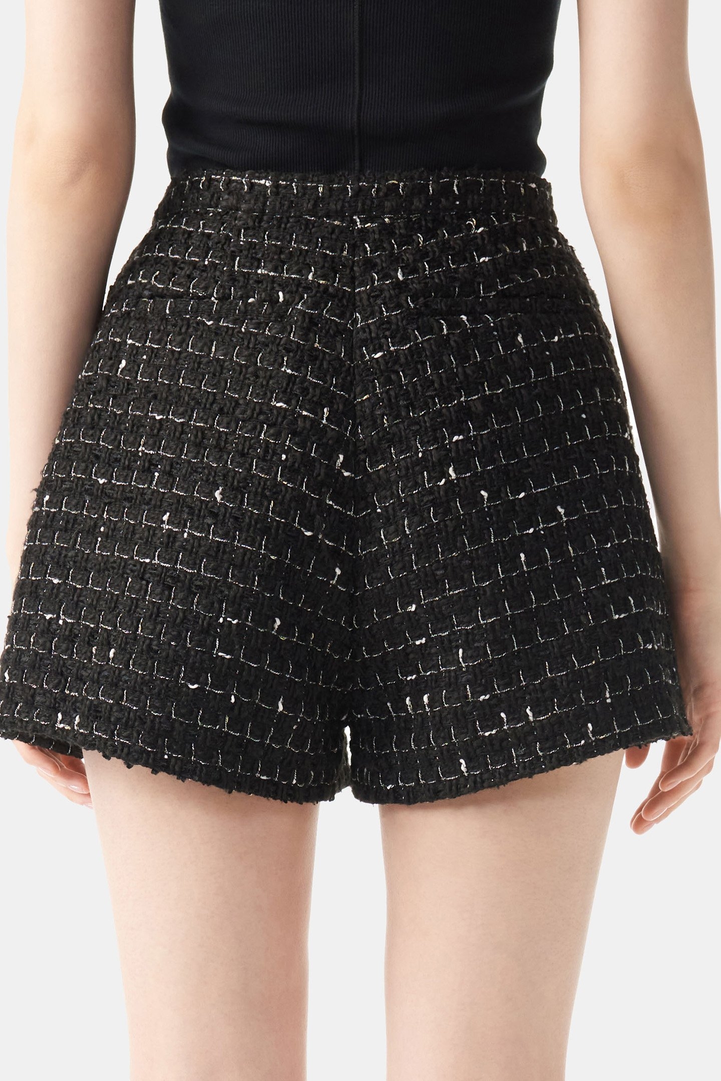 AZALEE SHORT BLACK/WHITE 2