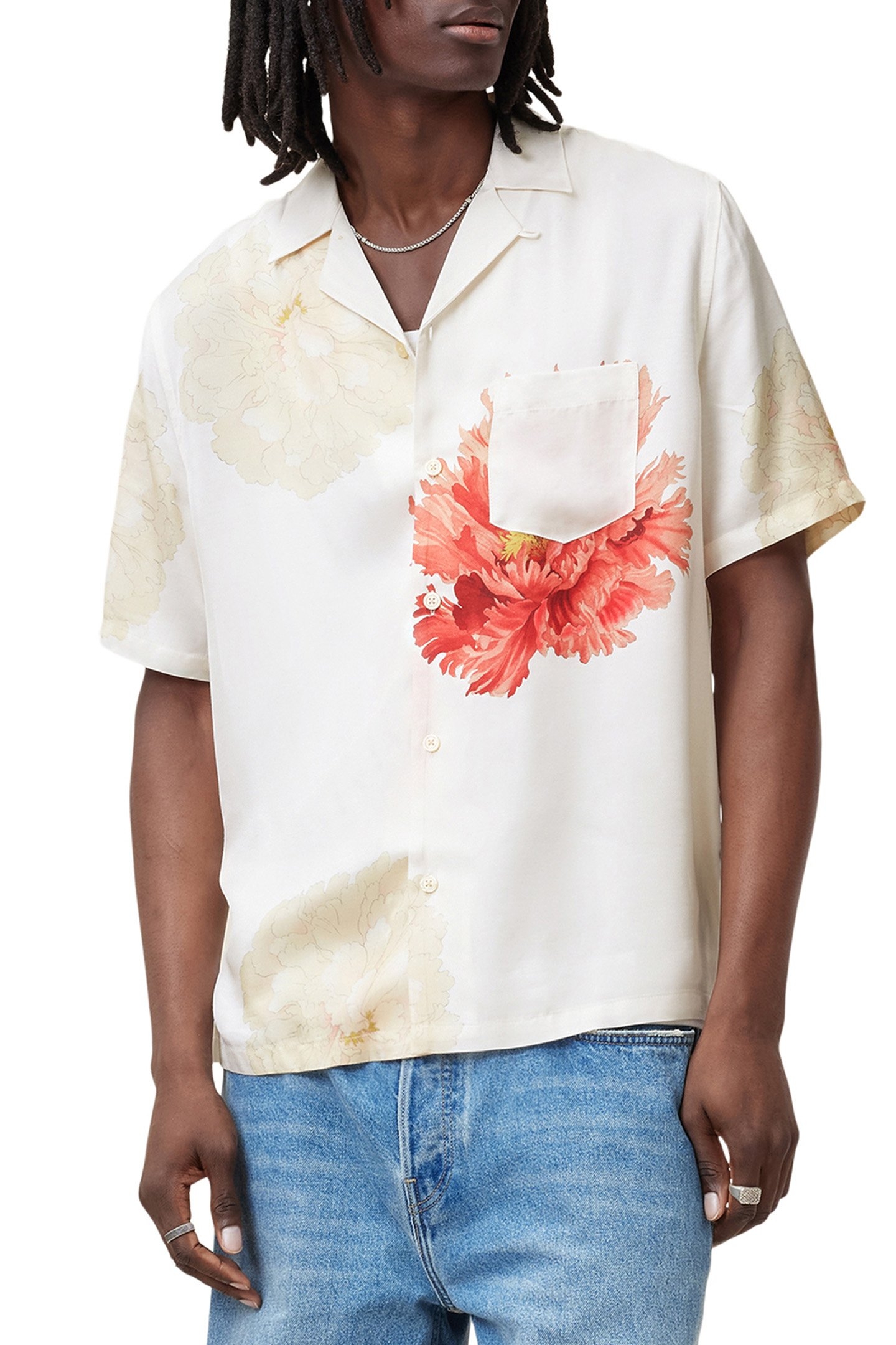 FLEUR SS SHIRT WHITE 1