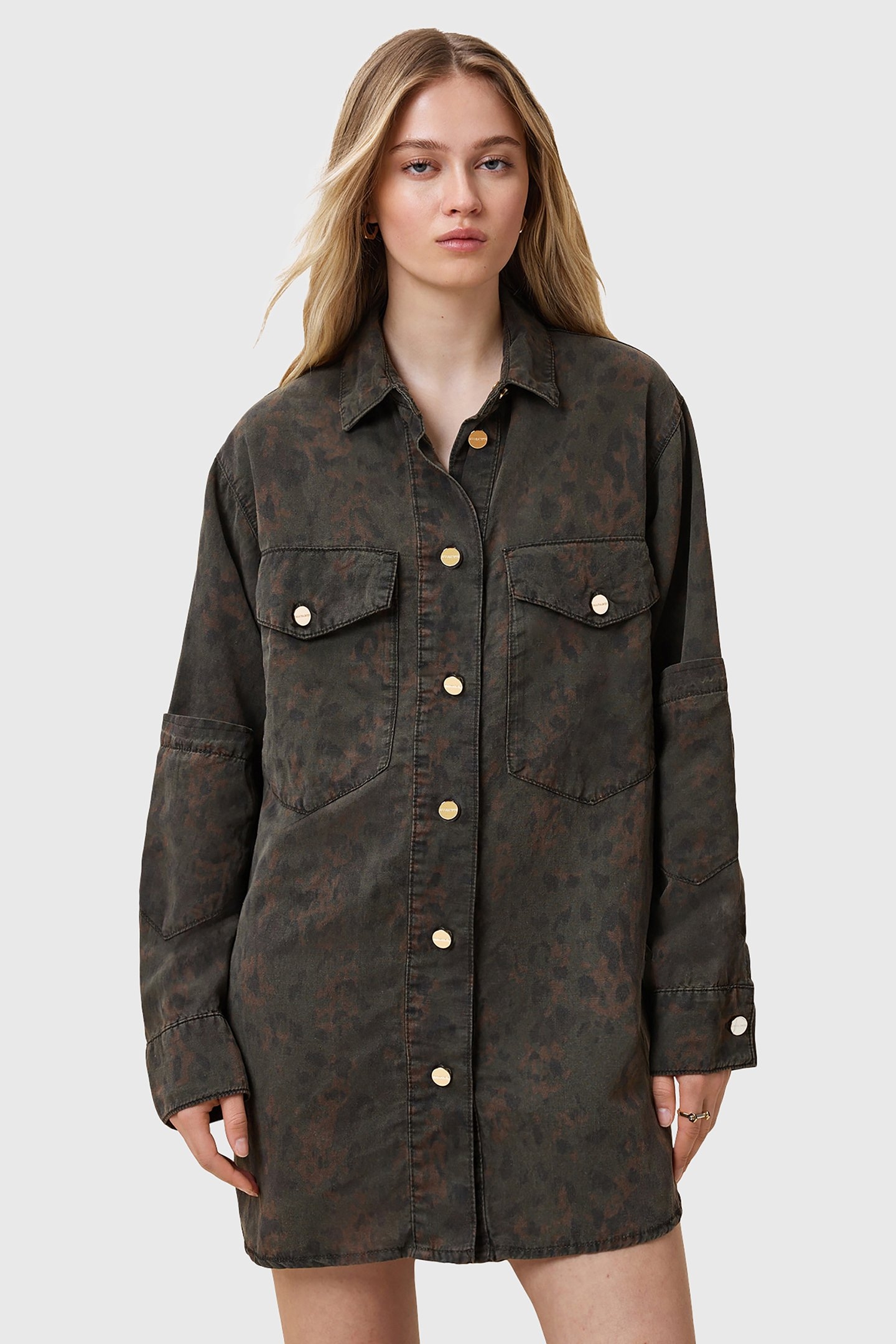 FAYE SHACKET DRESS STYX LEO GREEN 1