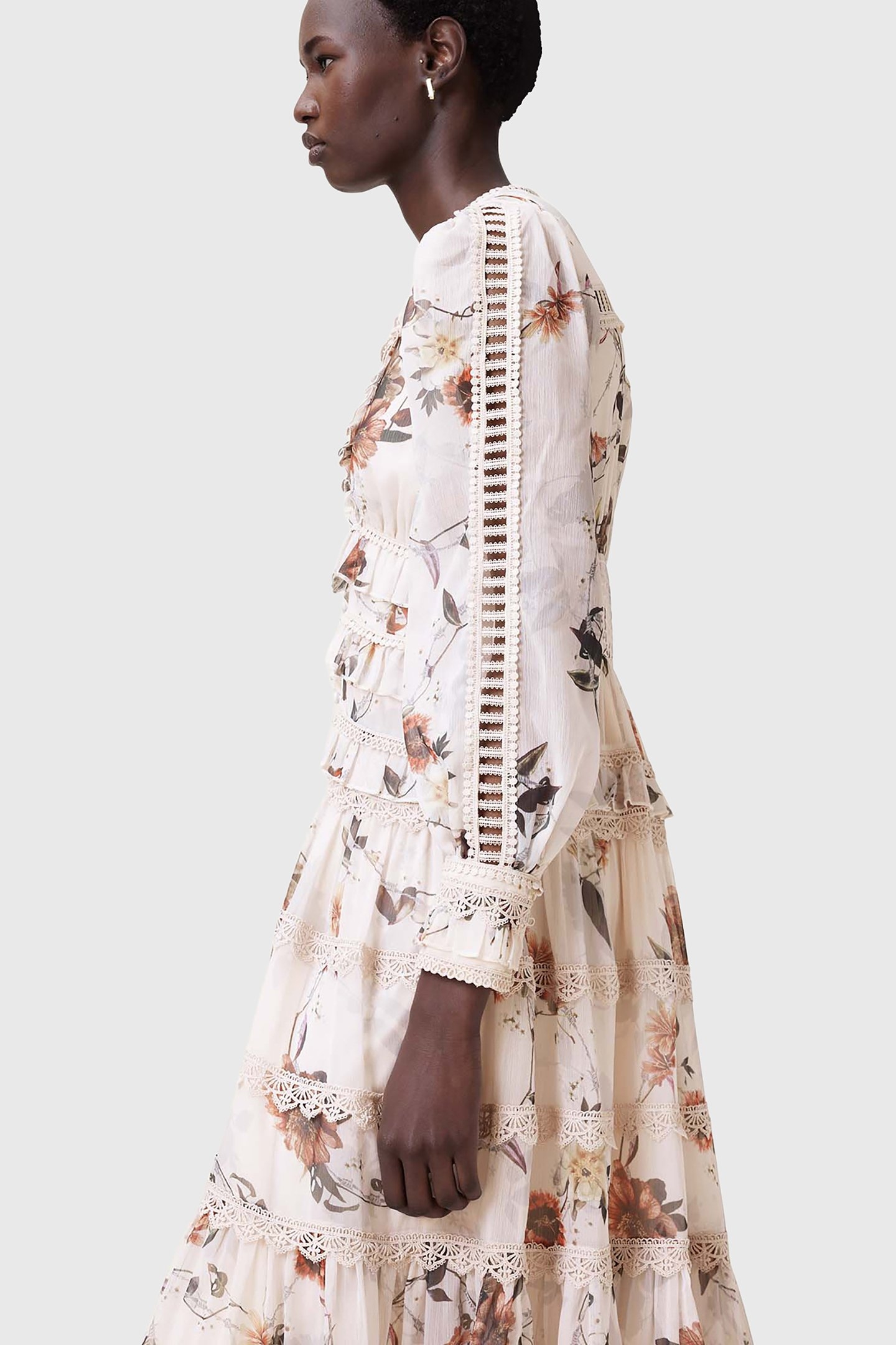 ZORA MIDI DRESS UNITY ECRU WHITE 5