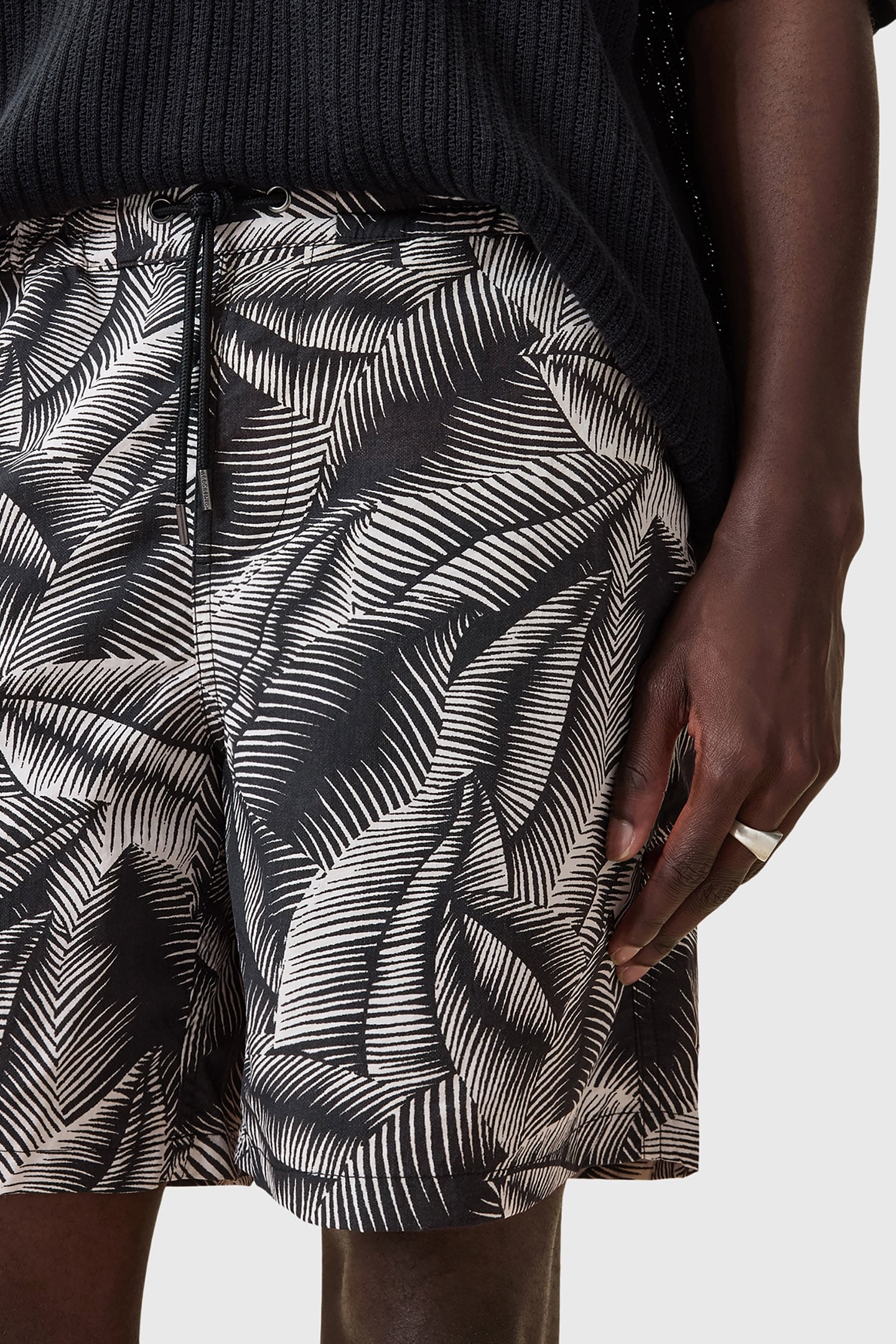 MARSEILLE SWIMSHORT JET BLACK/OPT WHT 7