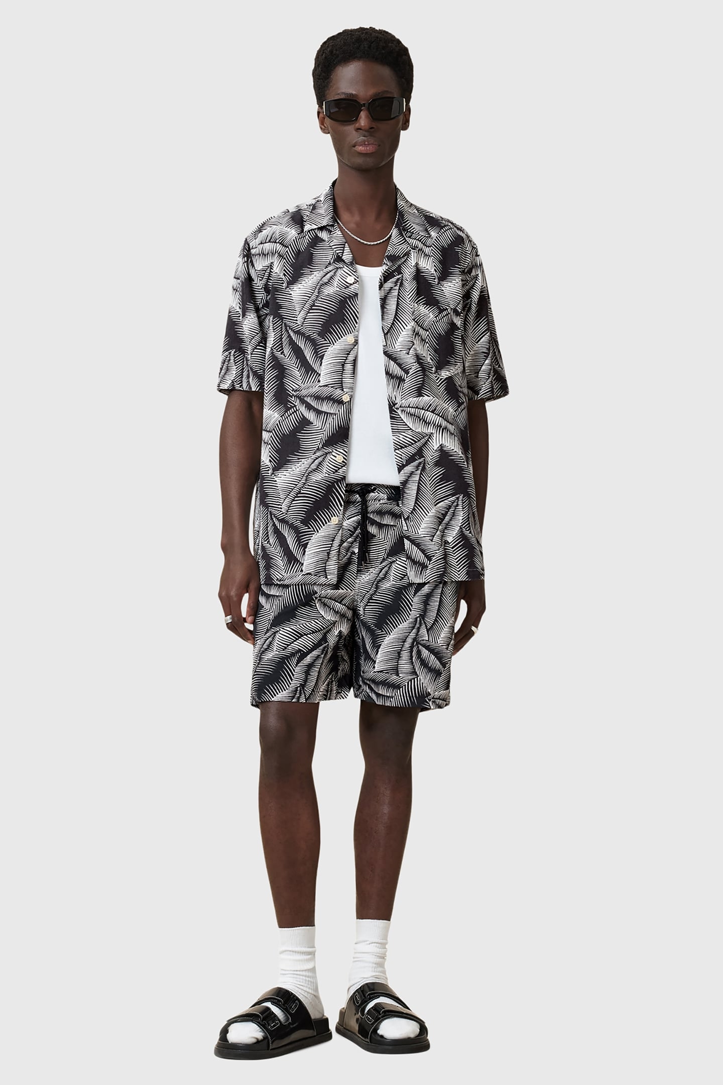 MARSEILLE SWIMSHORT JET BLACK/OPT WHT 2