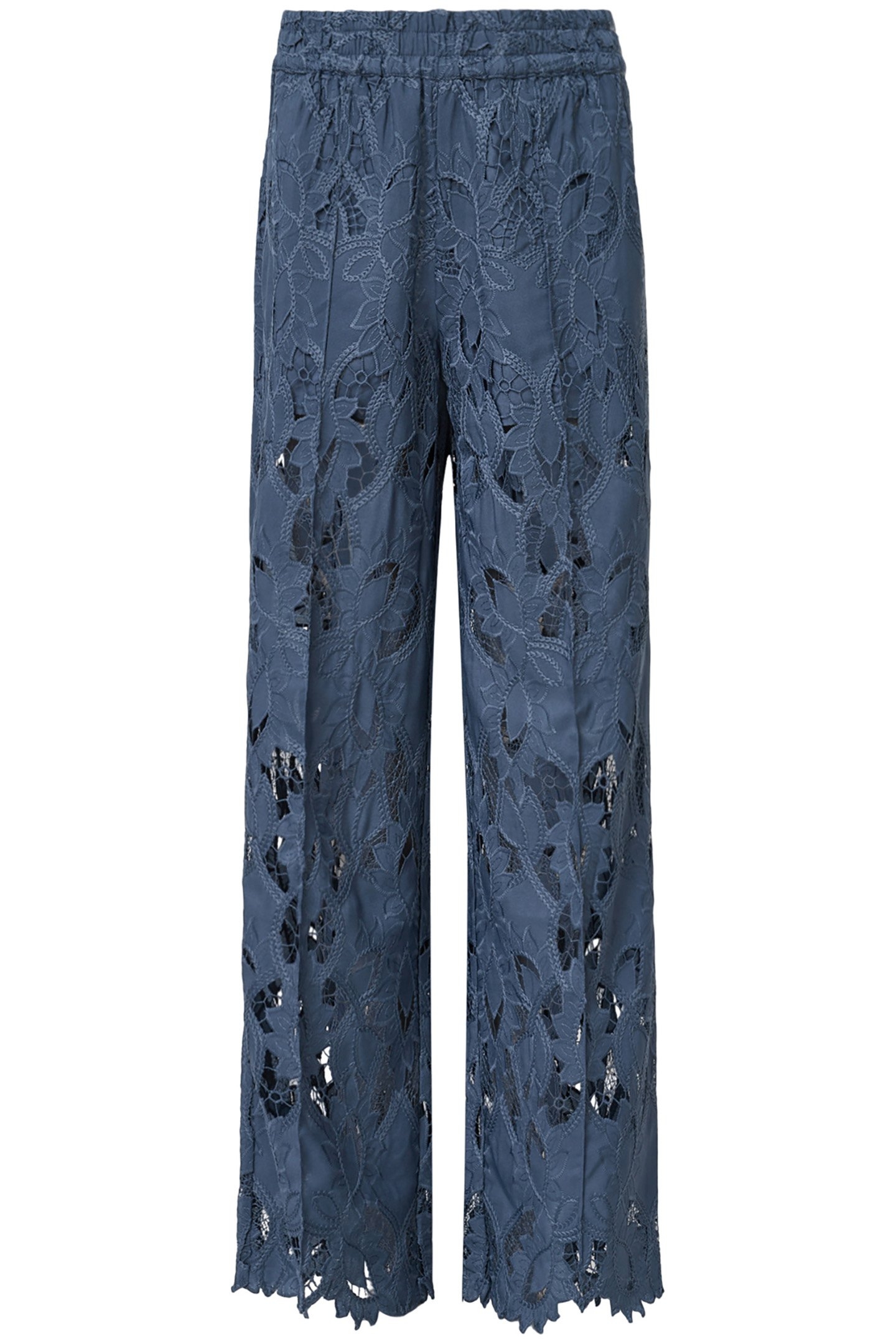 CHARLI EMB TROUSER DUSTY BLUE 5