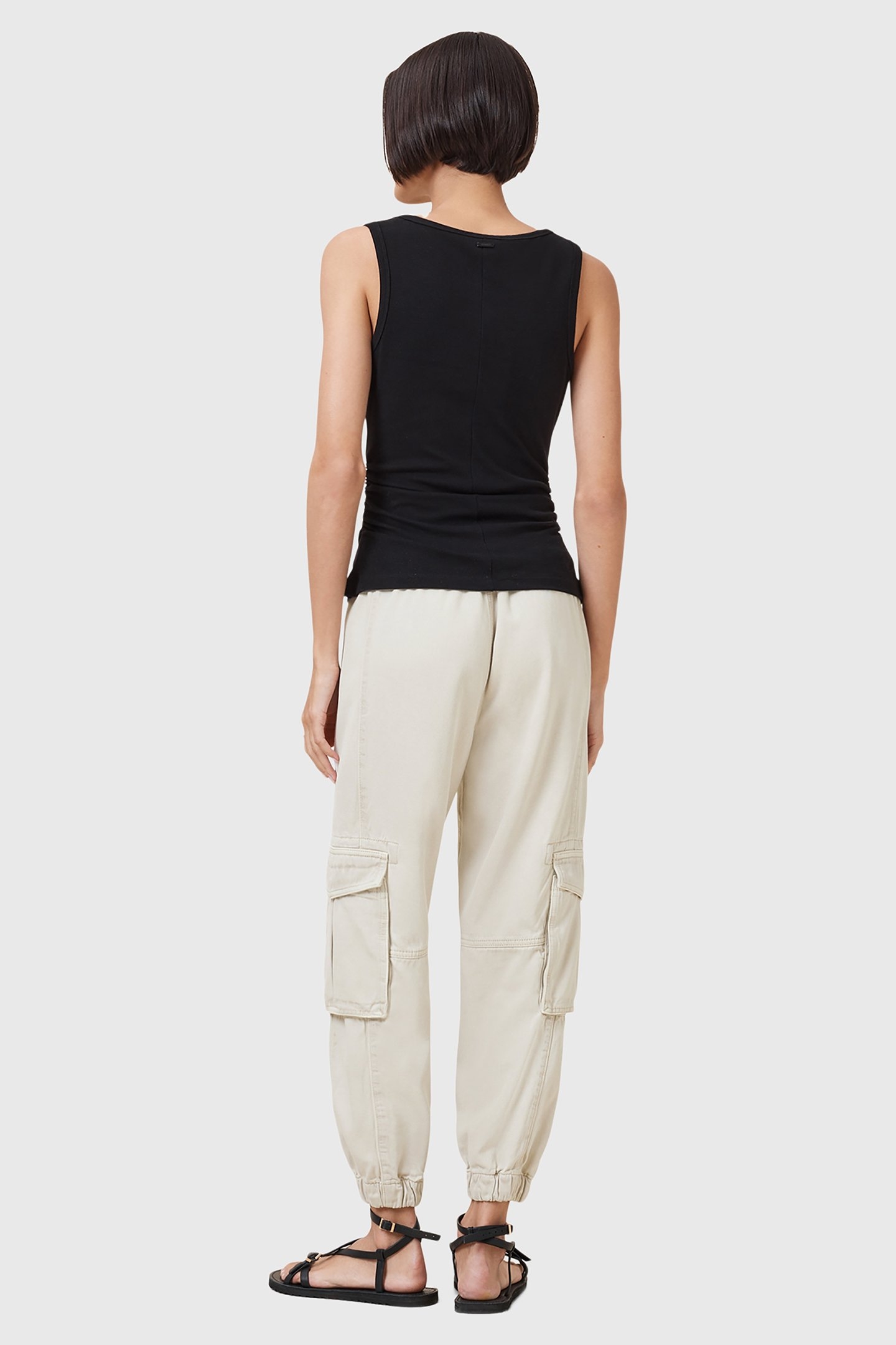 FREDA TENCEL TROUSER ECRU WHITE 4