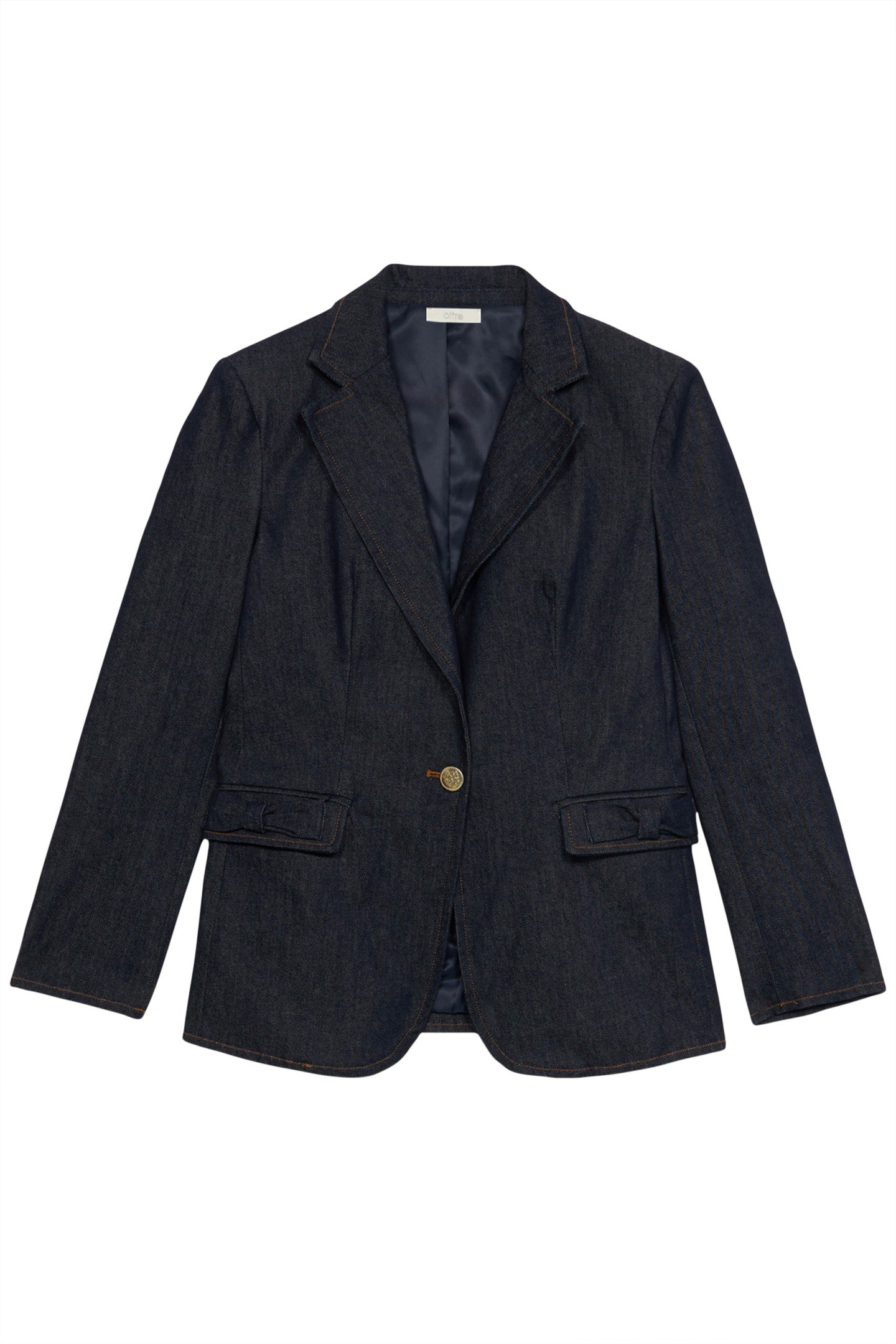 DENIM BLAZER WITH BOWS BLUE 3
