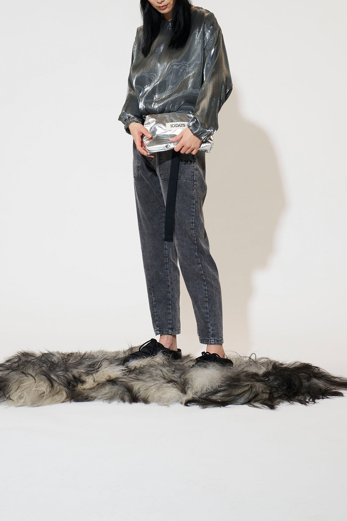 SHINY BALLOON BLOUSE 1015 7