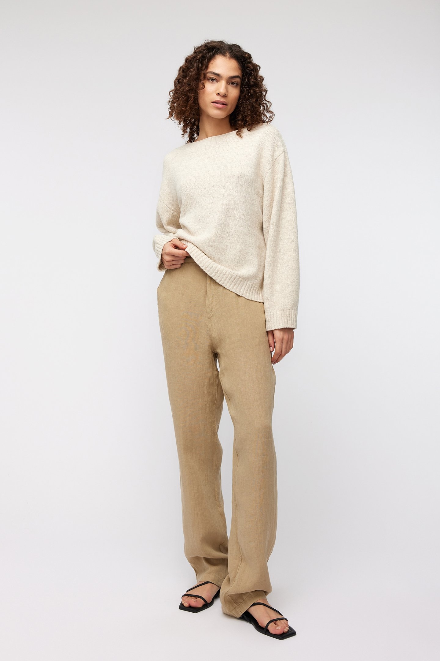 SANNE PULLOVER SAND 3