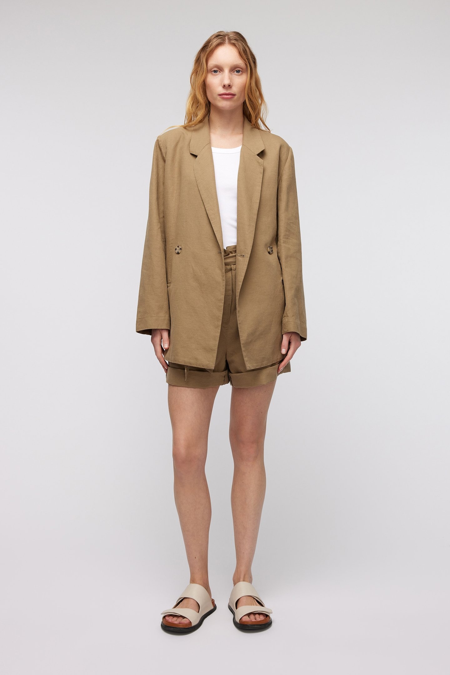 KELSEY BLAZER KHAKI 3