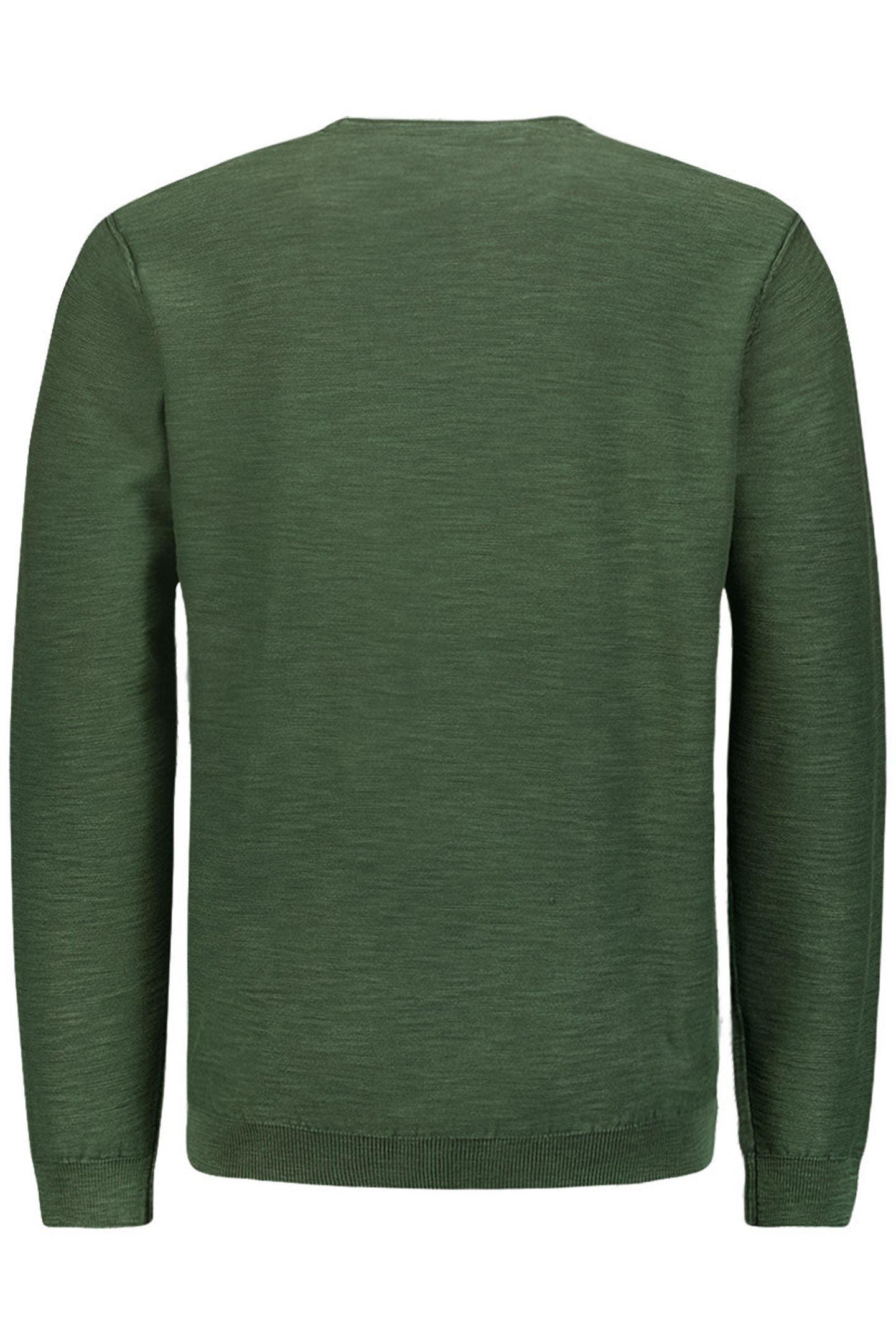 PULLOVER CREWNECK GARMENT DYED + STONE WASHED DARK GREEN 5