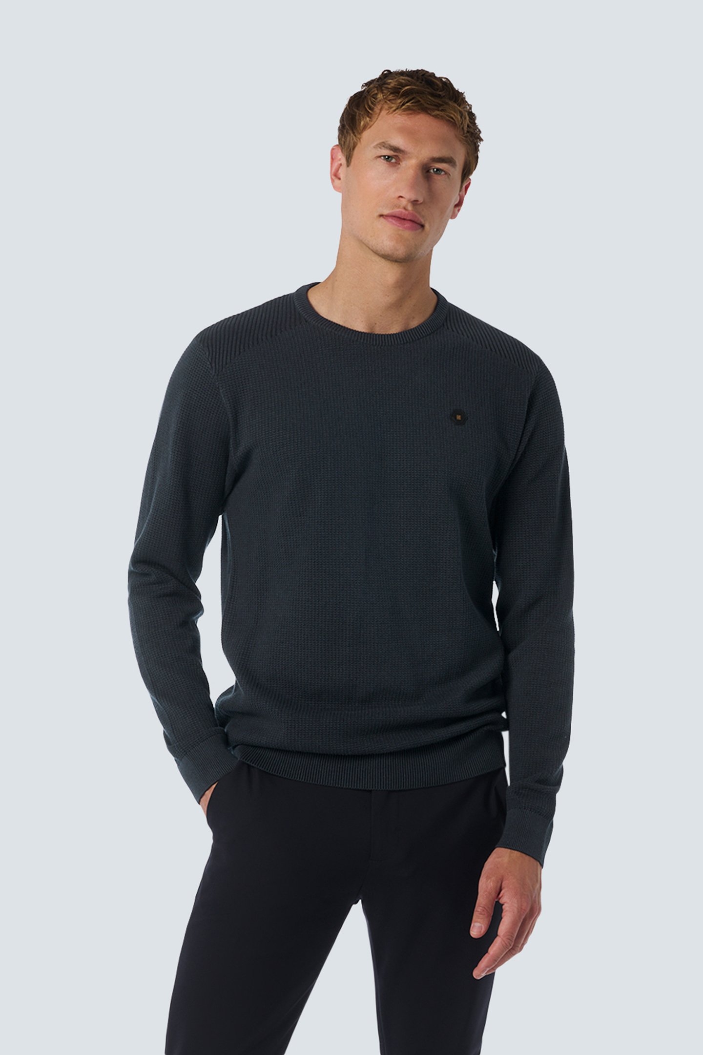 PULLOVER CREWNECK 2 COLOURED JACQUARD NIGHT 1