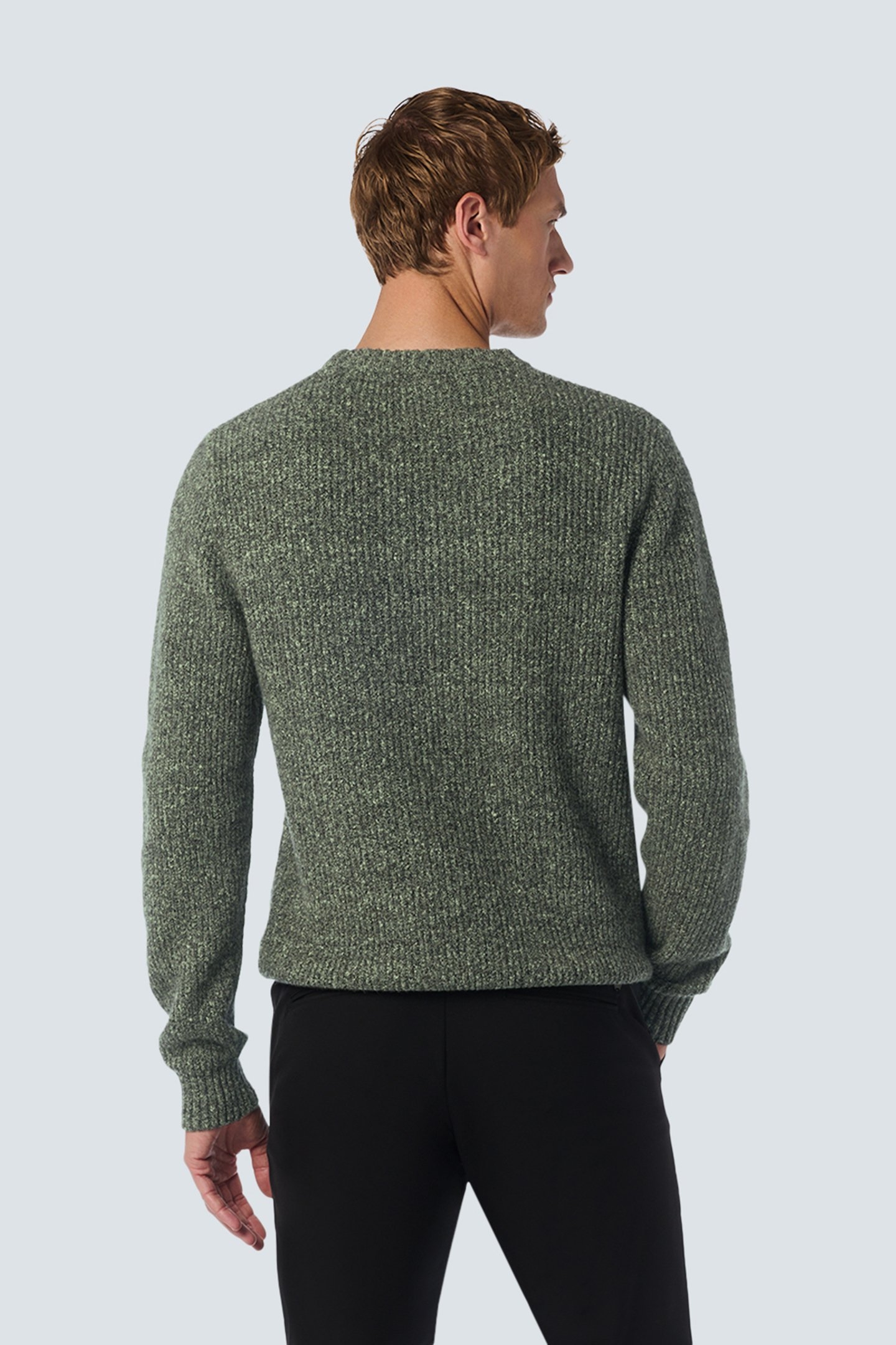 PULLOVER CREWNECK 2 COLOURED SOFT STRETCH SMOKE 2