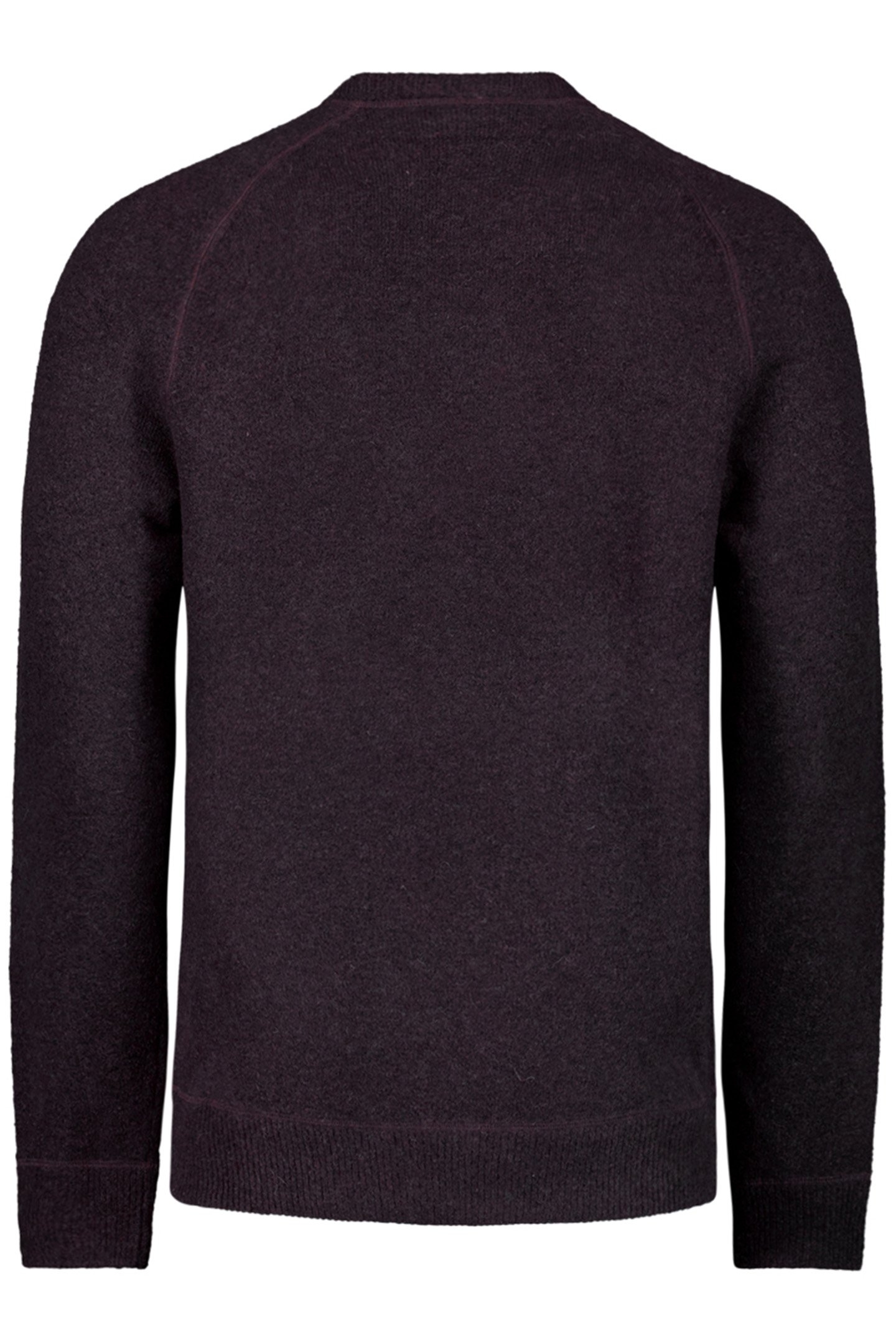 PULLOVER CREWNECK MELANGE WITH WOOL AUBERGINE 5