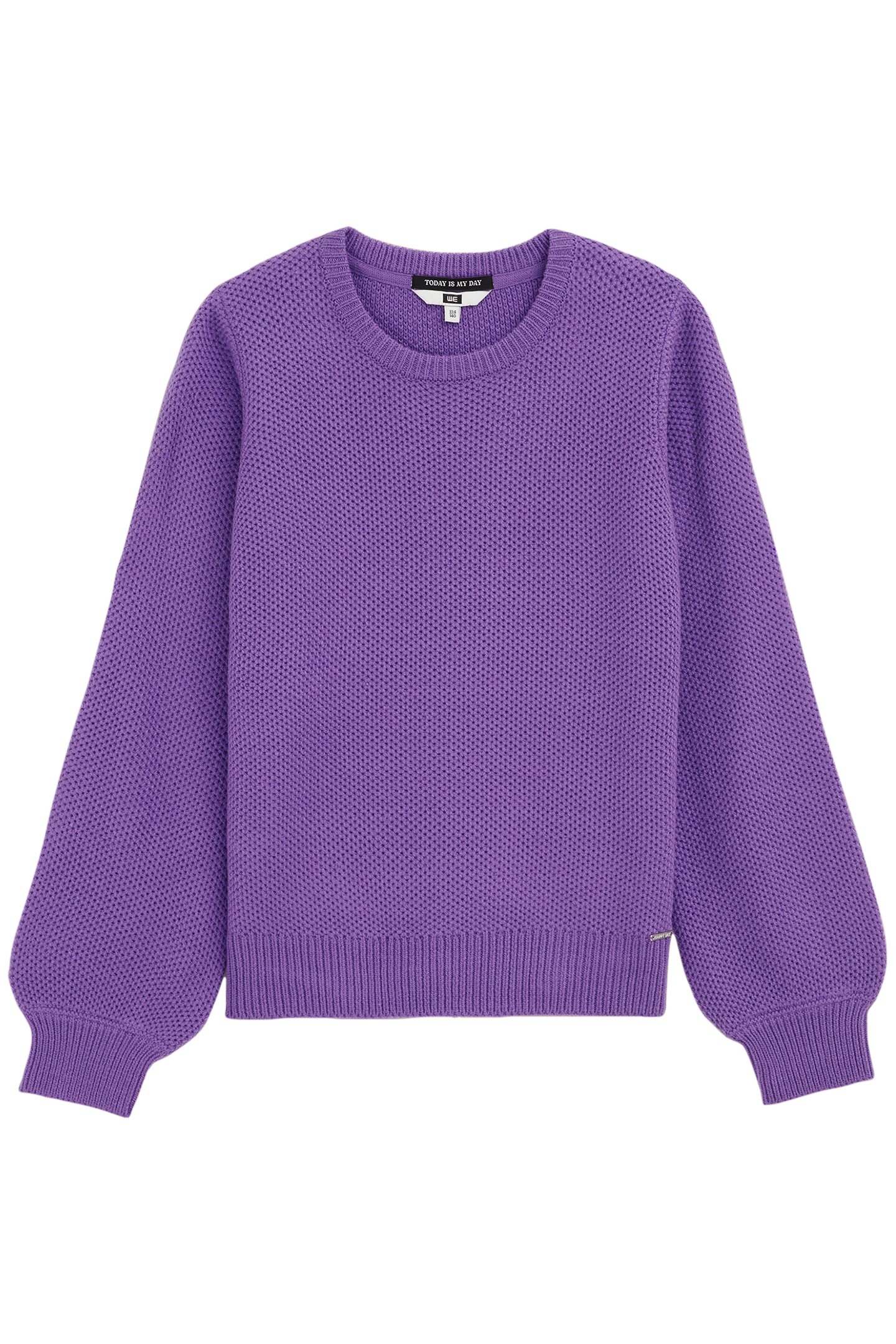 KNITTED PULLOVER PURPLE 3