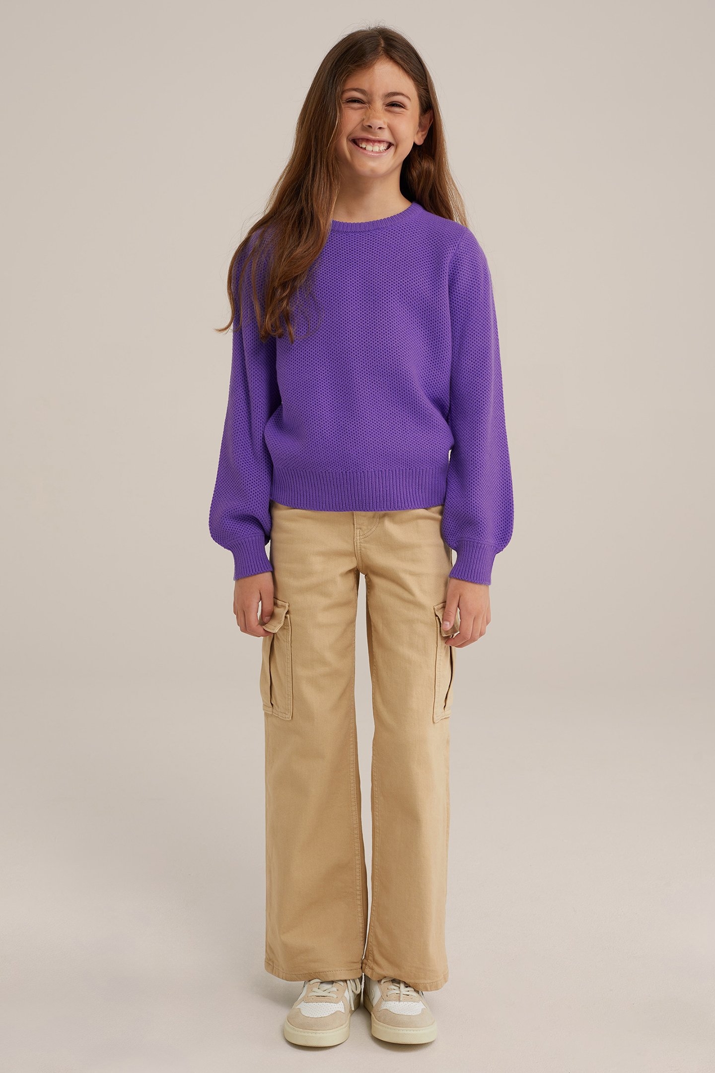 KNITTED PULLOVER PURPLE 2