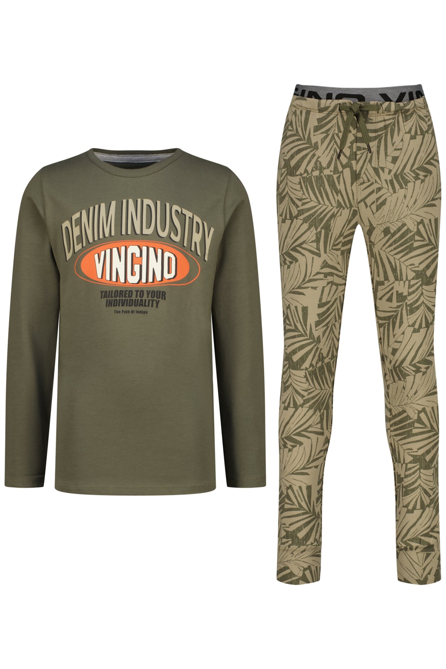 BOYS WALMO UNDERWEAR & SLEEPWEAR ARMY GREEN 1