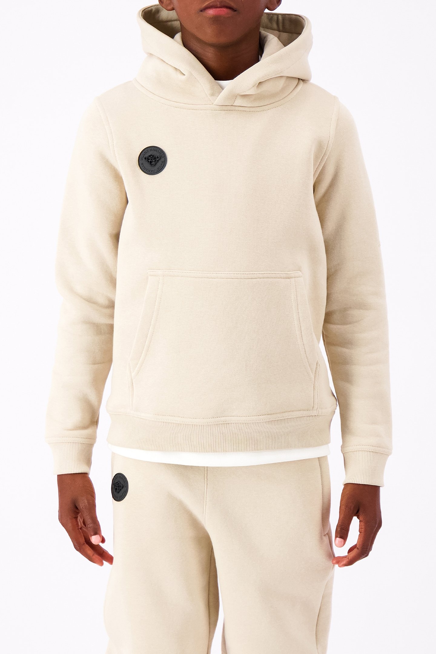 JR ESSENTIAL HOODIE SAND 1