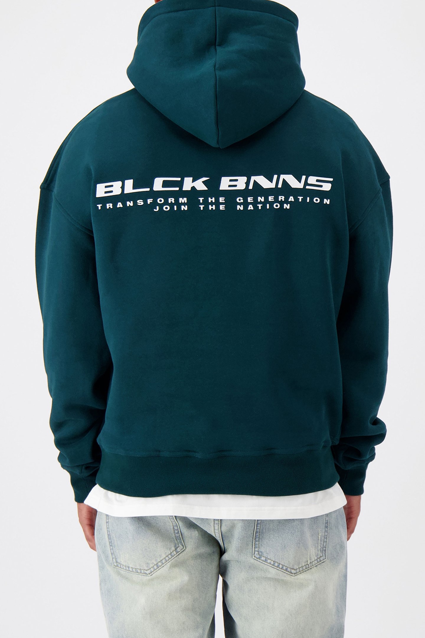 NATION HOODIE PINE GREEN 2