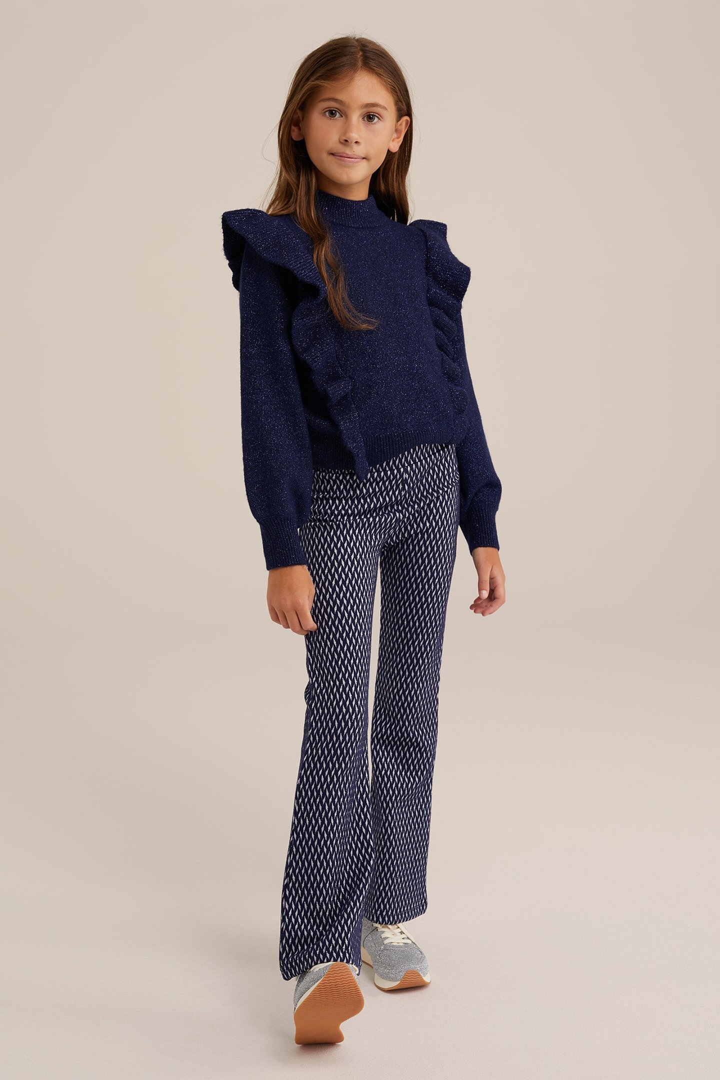 KNITTED PULLOVER DARK BLUE 2