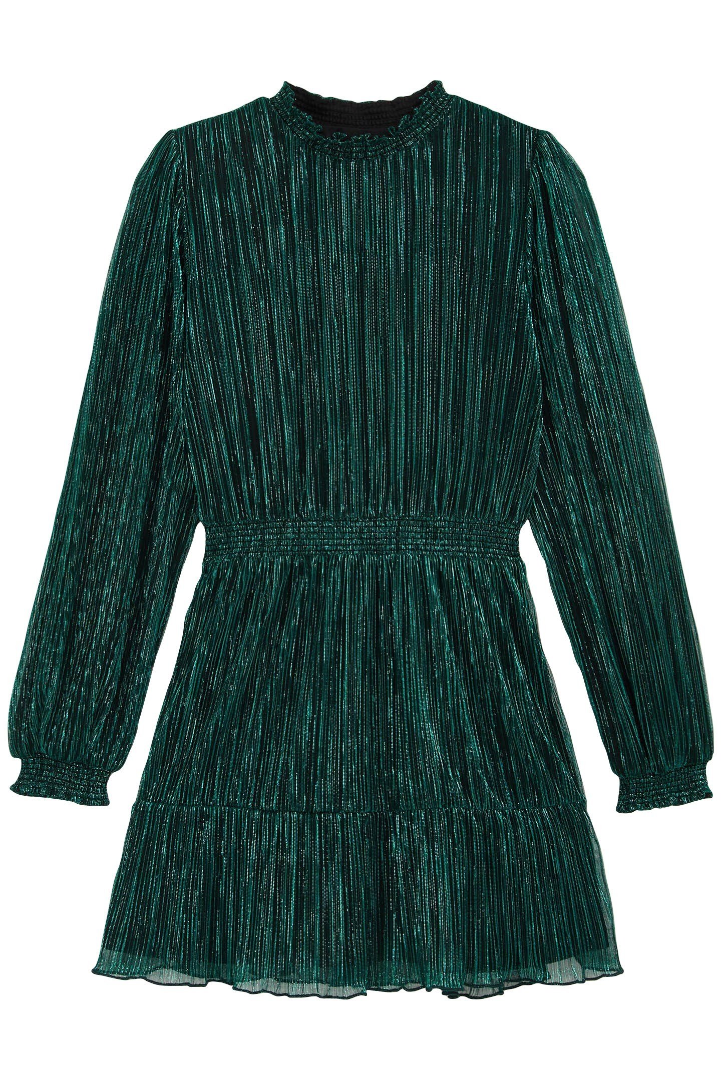 DRESS MID LENGTH DARK GREEN 3