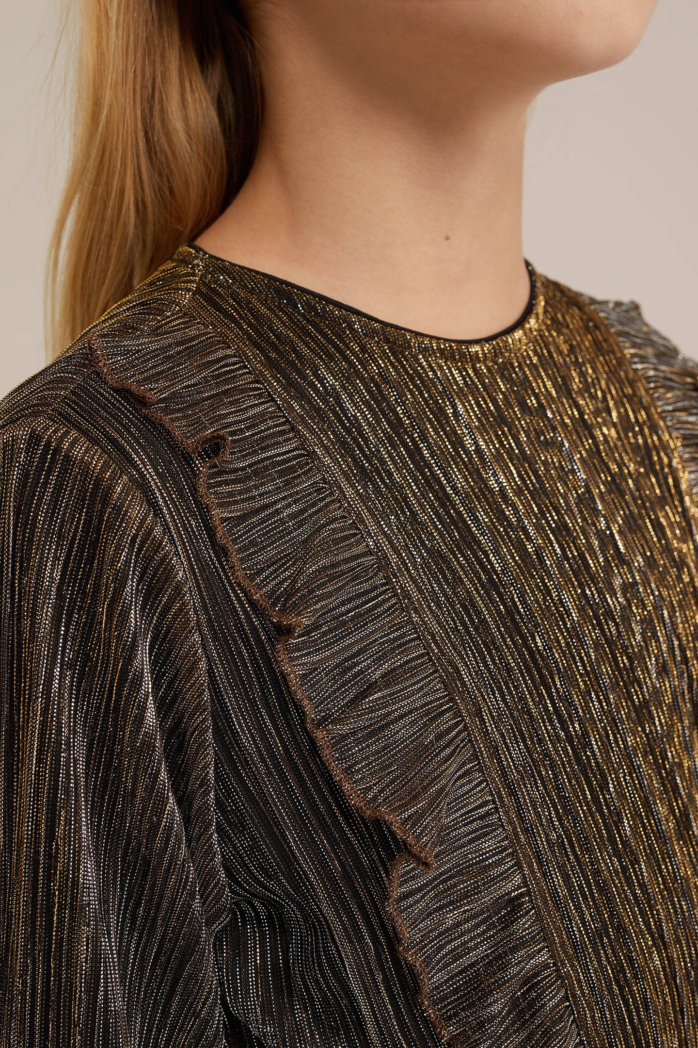 DRESS MID LENGTH GOLD 7